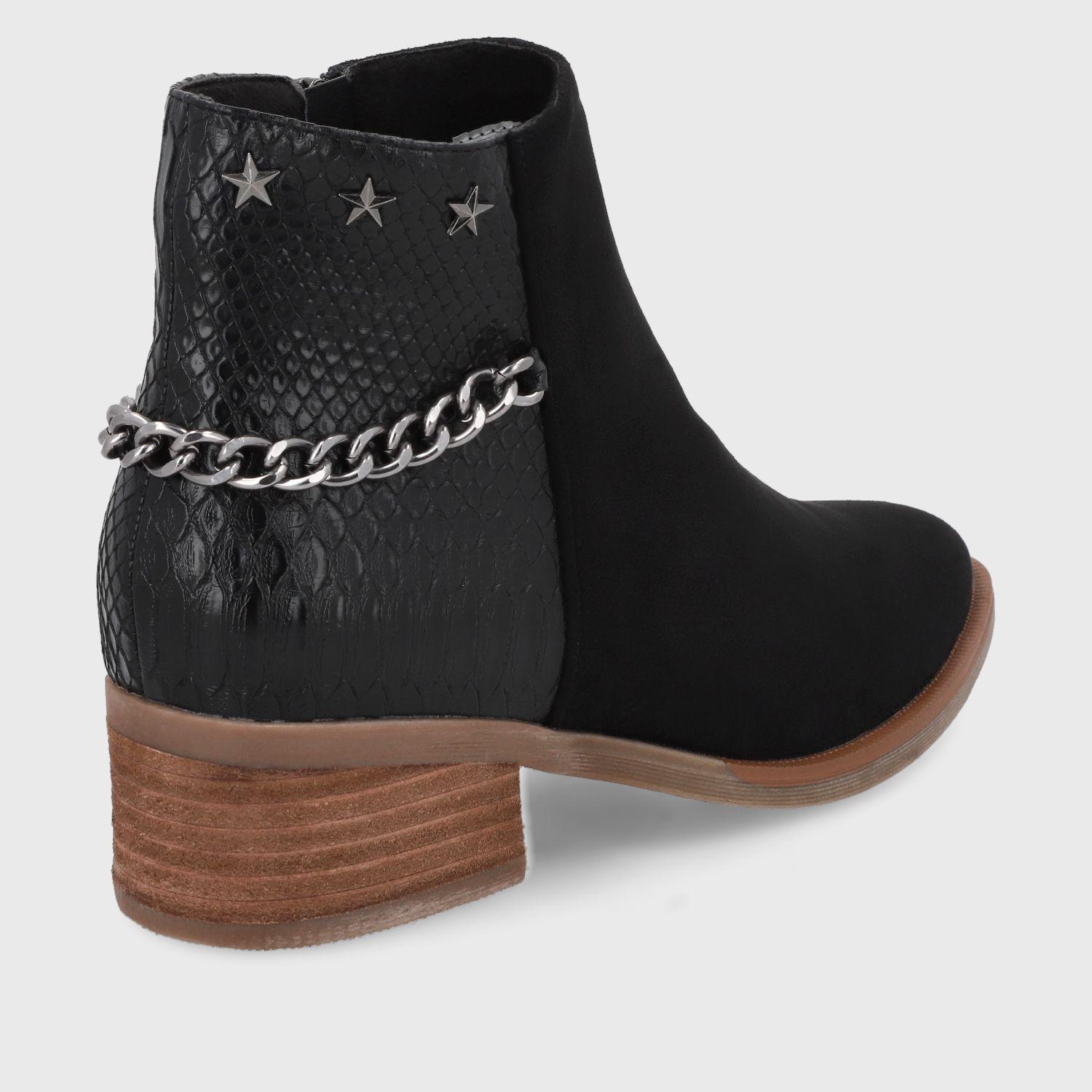 Botín Negro Mujer 43103 Gotta-4