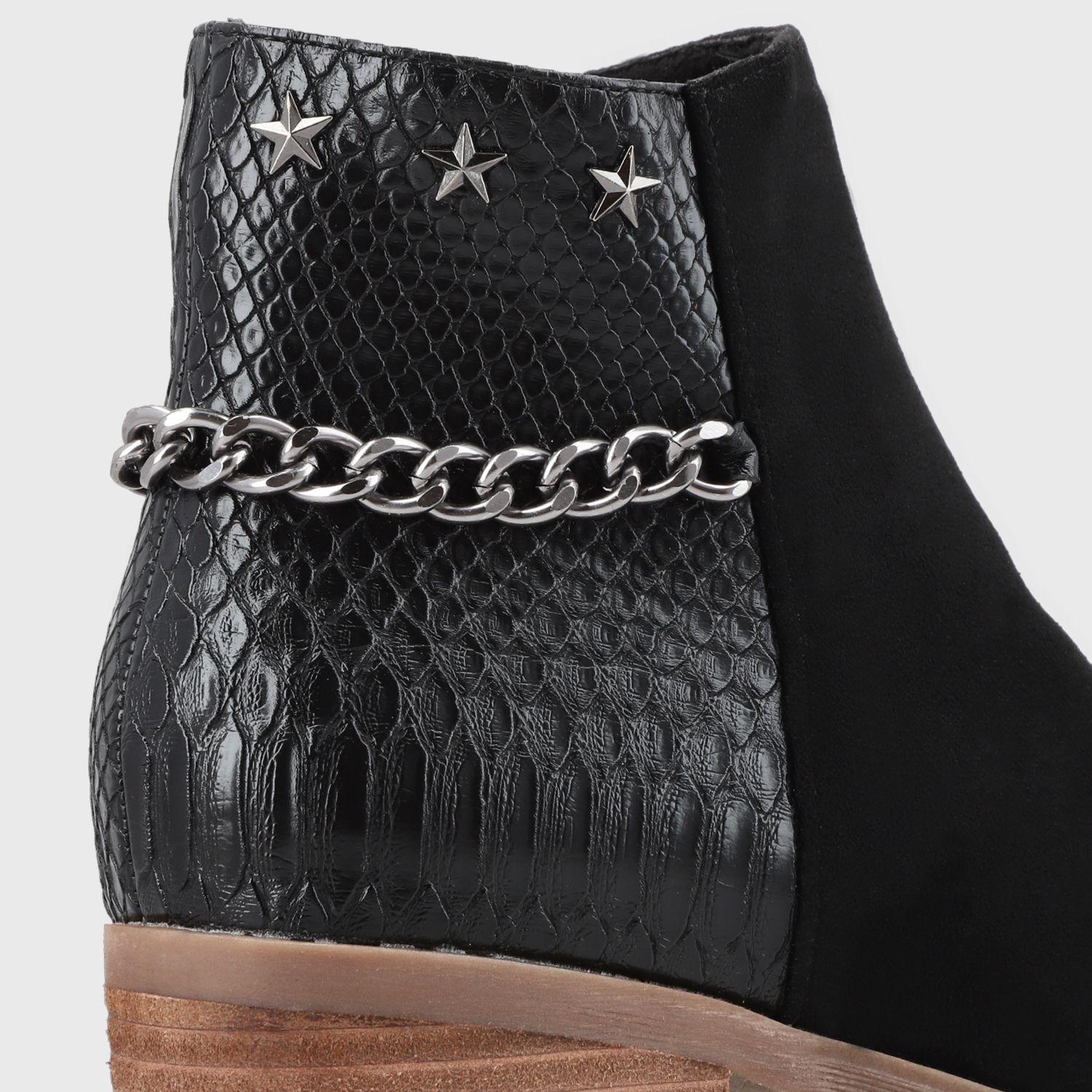 Botín Negro Mujer 43103 Gotta-5