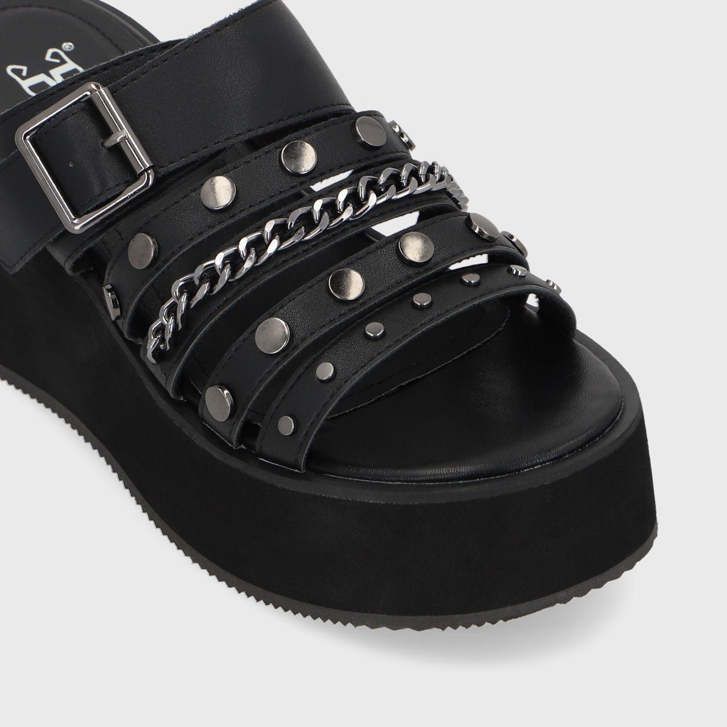 Sandalia Negra Mujer 45841 Gotta-5