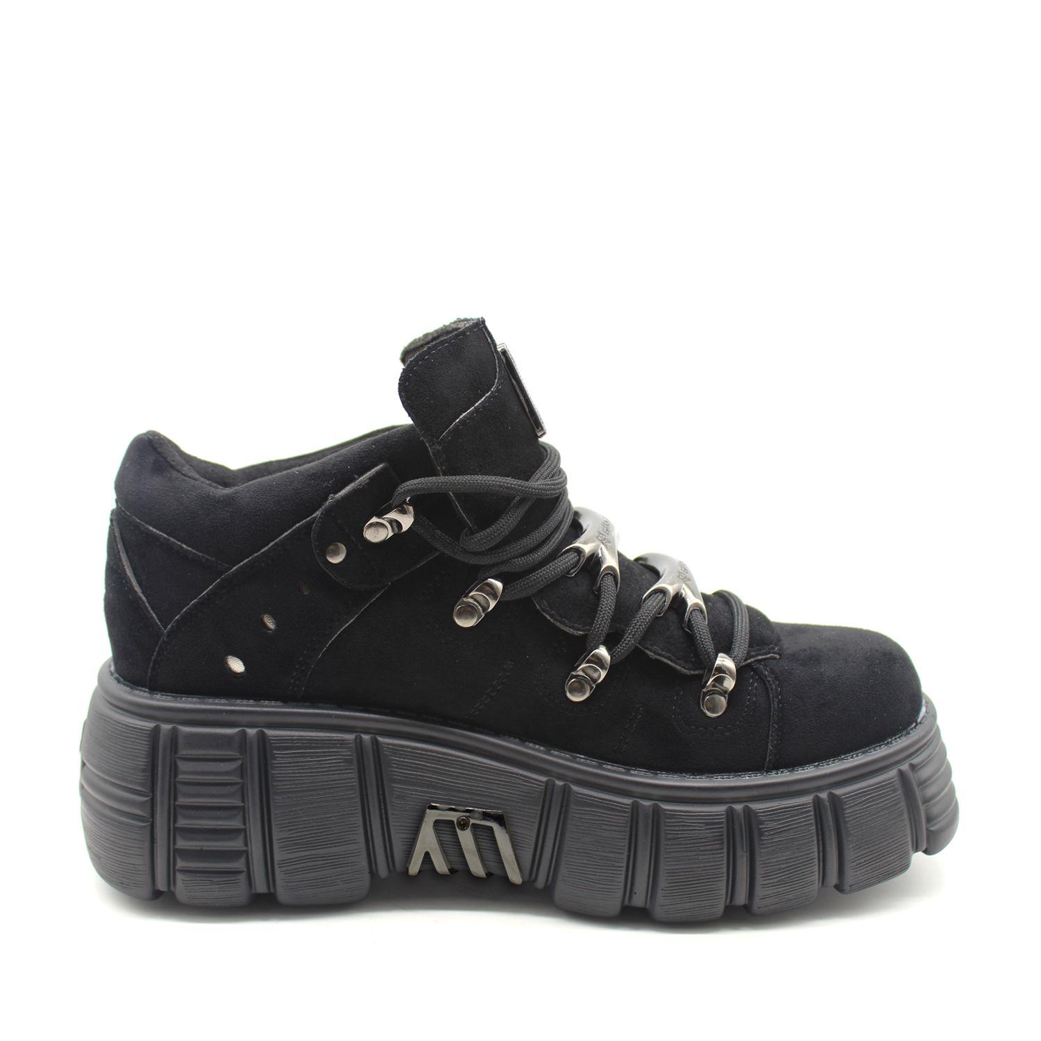 Zapatilla Negra Mujer 13151 Gotta-0