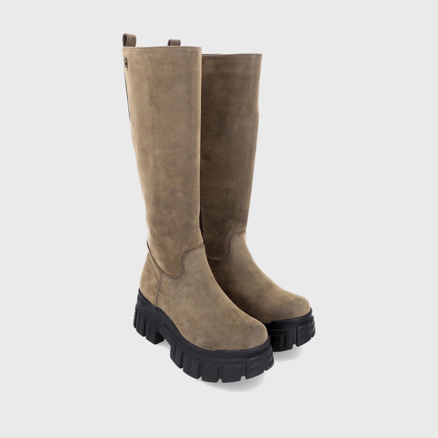 Bota Plataforma Verde Mujer 25661 Gotta-2