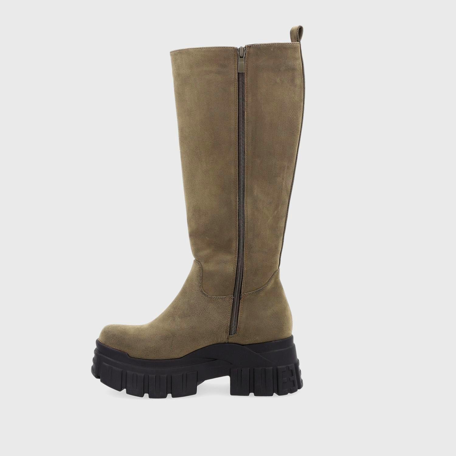 Bota Plataforma Verde Mujer 25661 Gotta-3