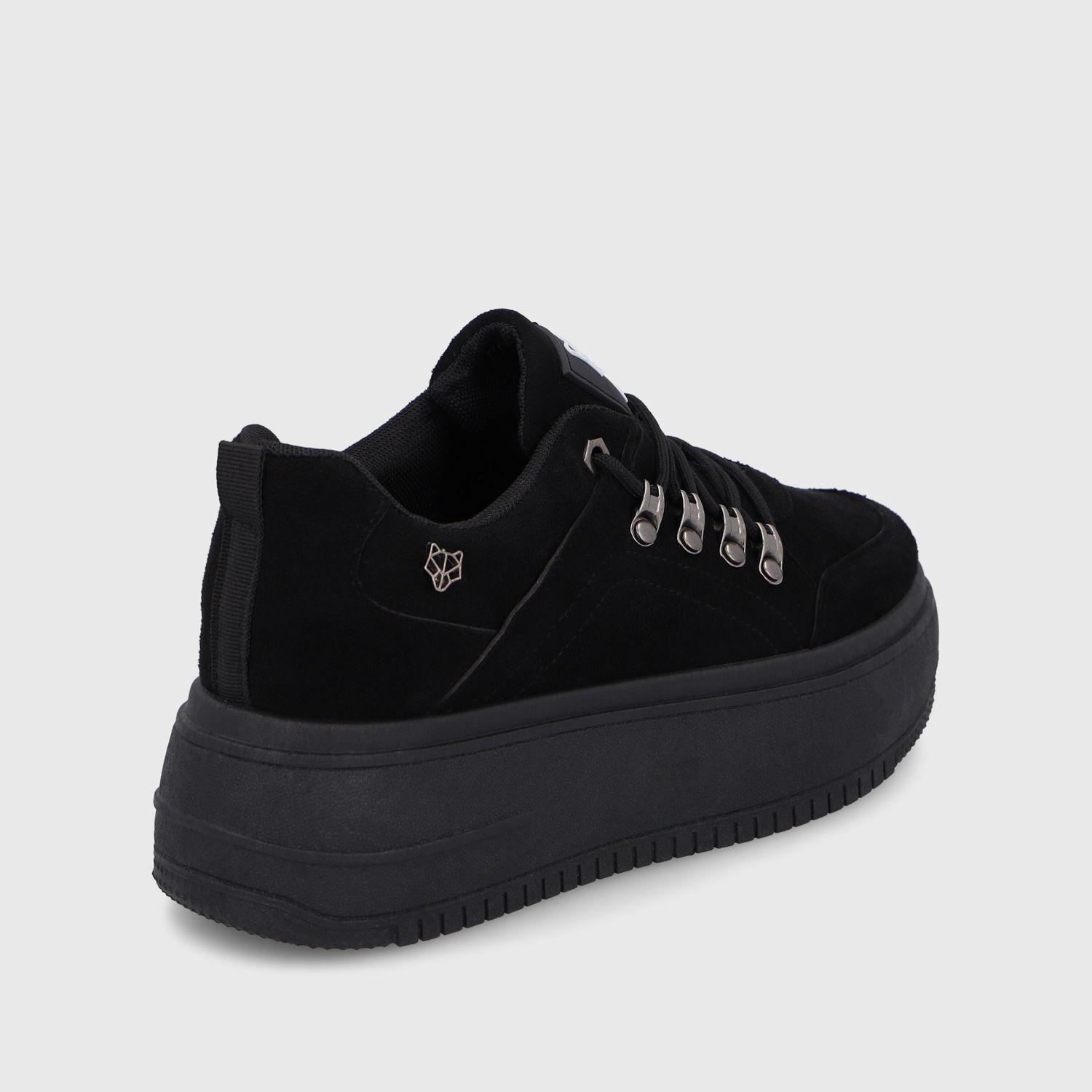 Zapatilla Negra Mujer 15982 Gotta-4