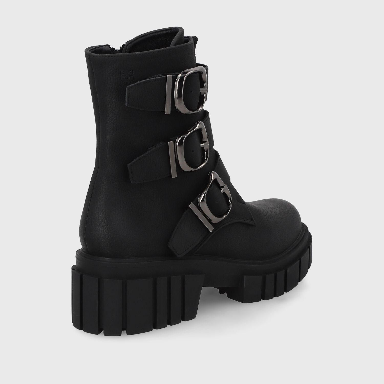 Botin Plataforma Negro Mujer 35934 Gotta-4