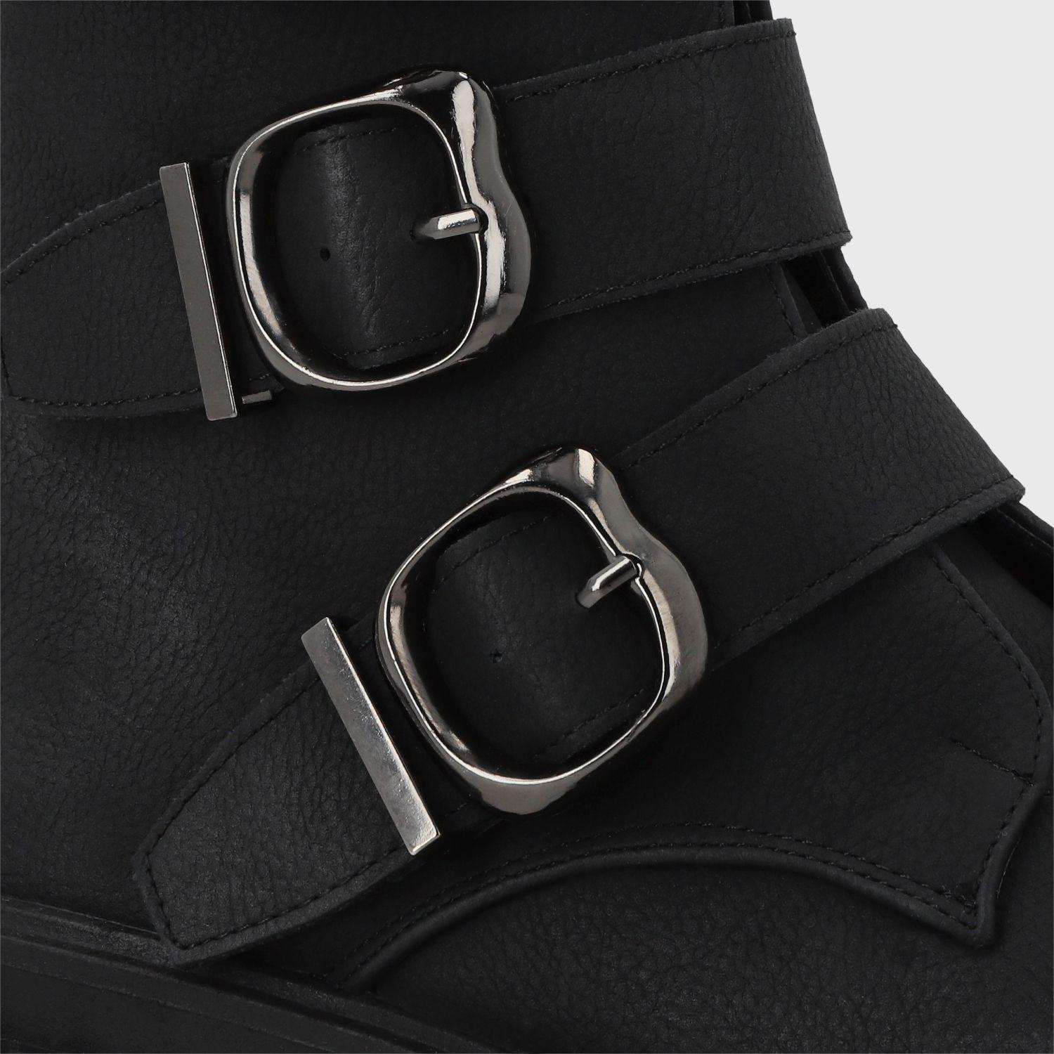 Botin Plataforma Negro Mujer 35934 Gotta-5