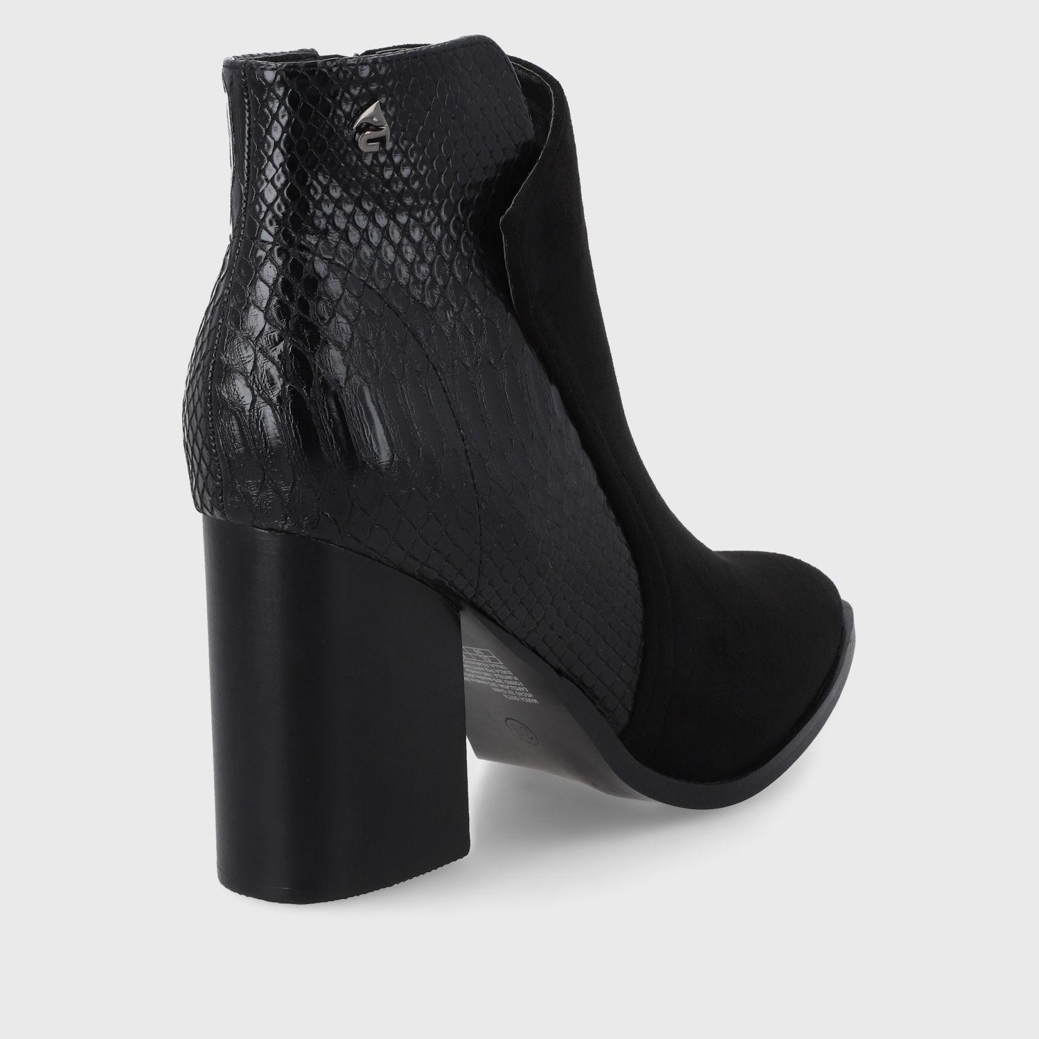 Botín Taco Negro Mujer 35552 Gotta-4