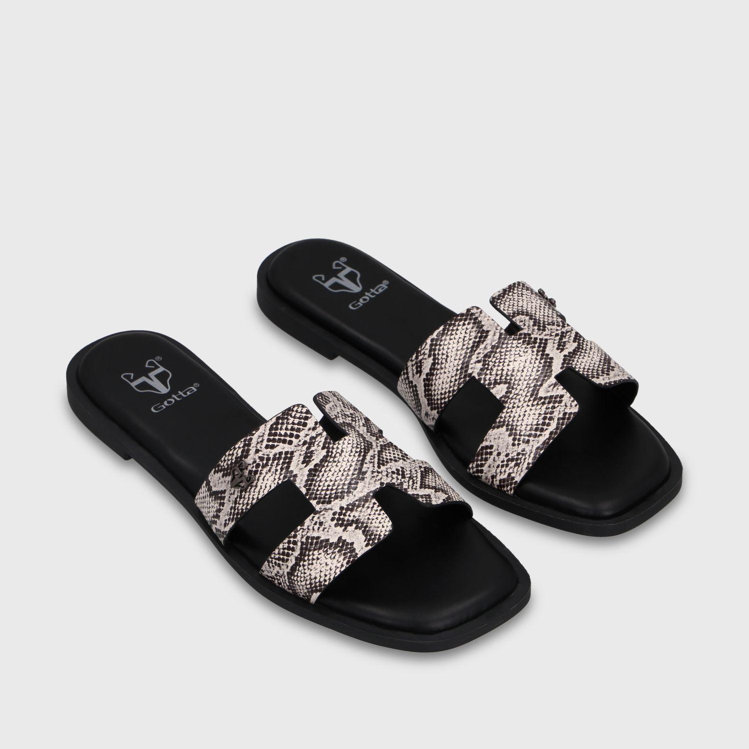 Sandalia Negra Mujer 64110 Gotta-2