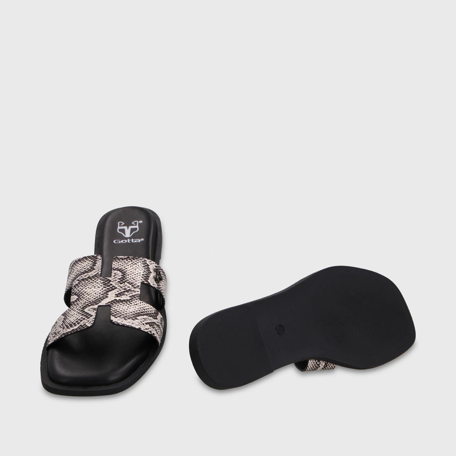 Sandalia Negra Mujer 64110 Gotta-6