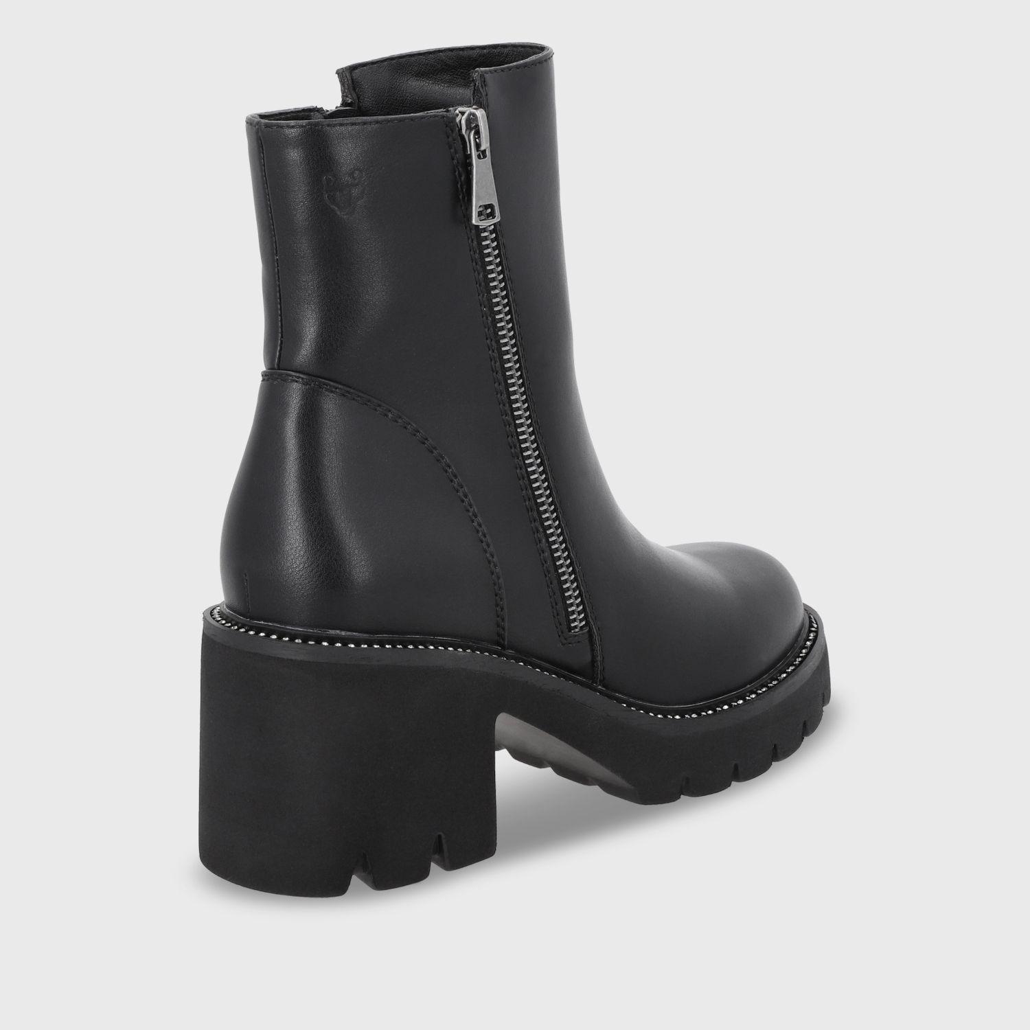 Botin Taco Negro Mujer 56020 Gotta-6