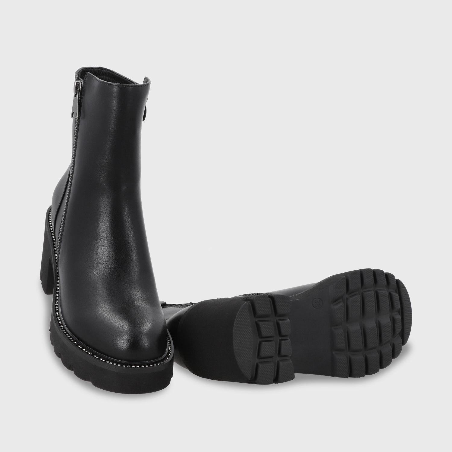 Botin Taco Negro Mujer 56020 Gotta-8