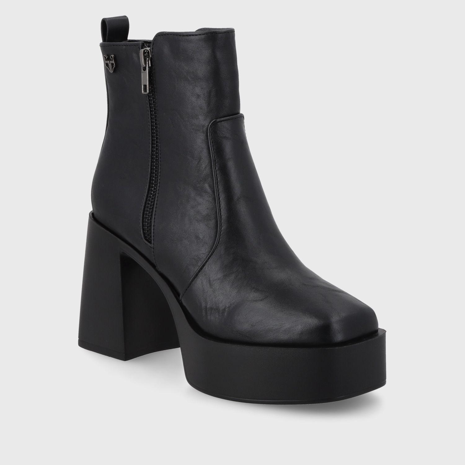 Botín Taco Negro Mujer 45772 Gotta-1