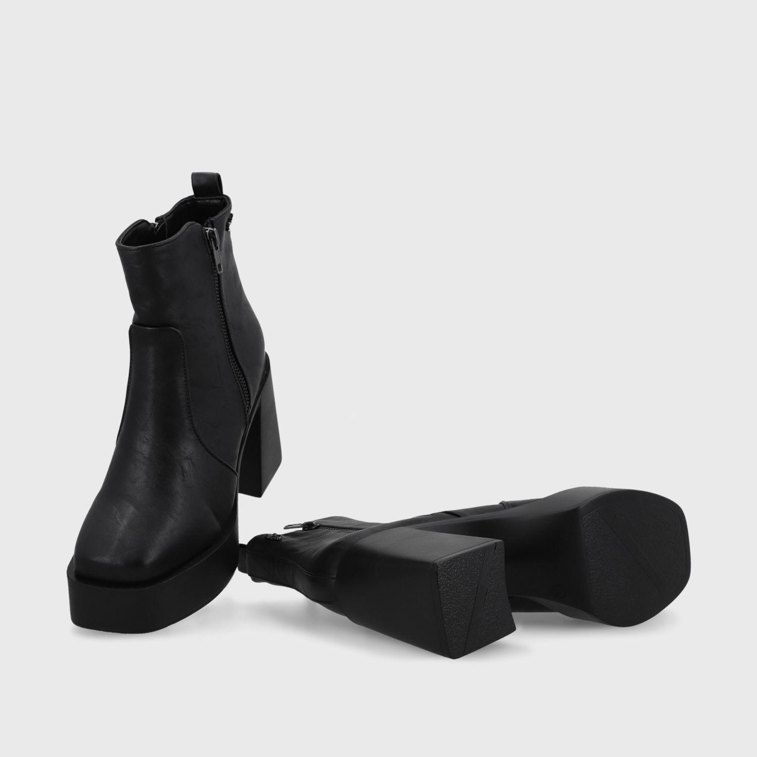 Botín Taco Negro Mujer 45772 Gotta-6