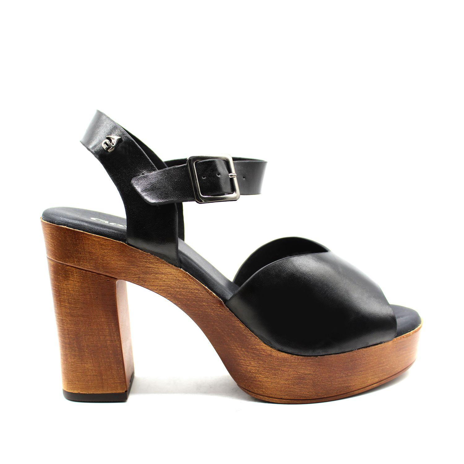 Sandalia Negra Mujer 15741 Gotta-0