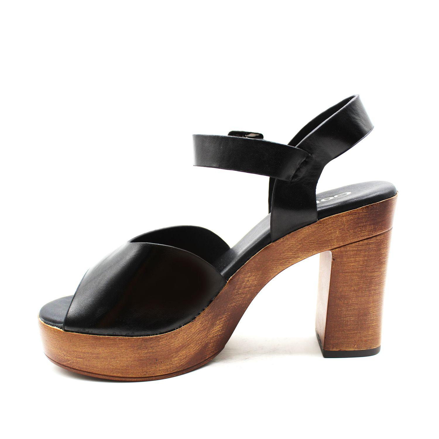 Sandalia Negra Mujer 15741 Gotta-4