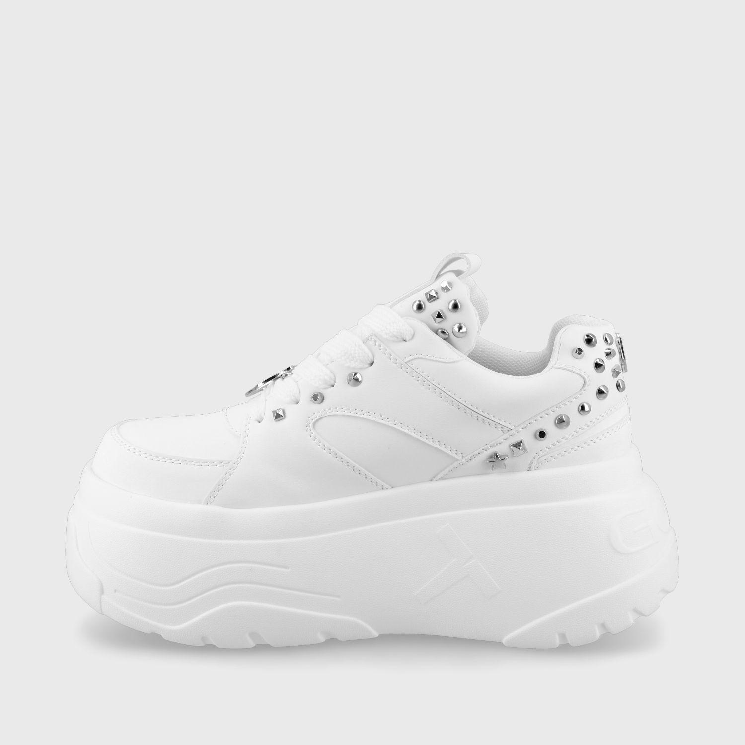 Zapatilla Plataforma Blanca  Mujer 43062 Gotta-4