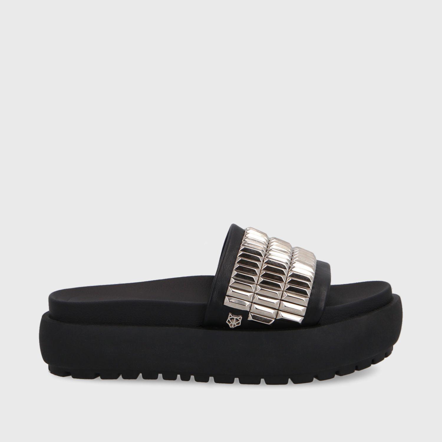 Sandalia Plataforma Negra Mujer 35192 Gotta-0