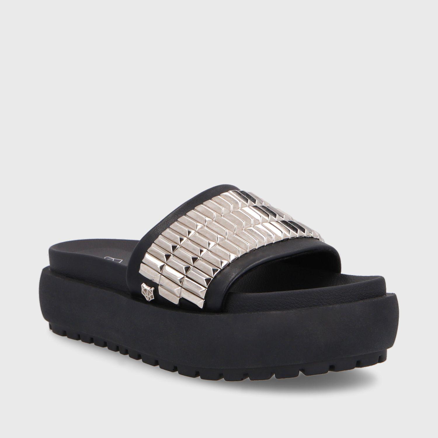 Sandalia Plataforma Negra Mujer 35192 Gotta-1