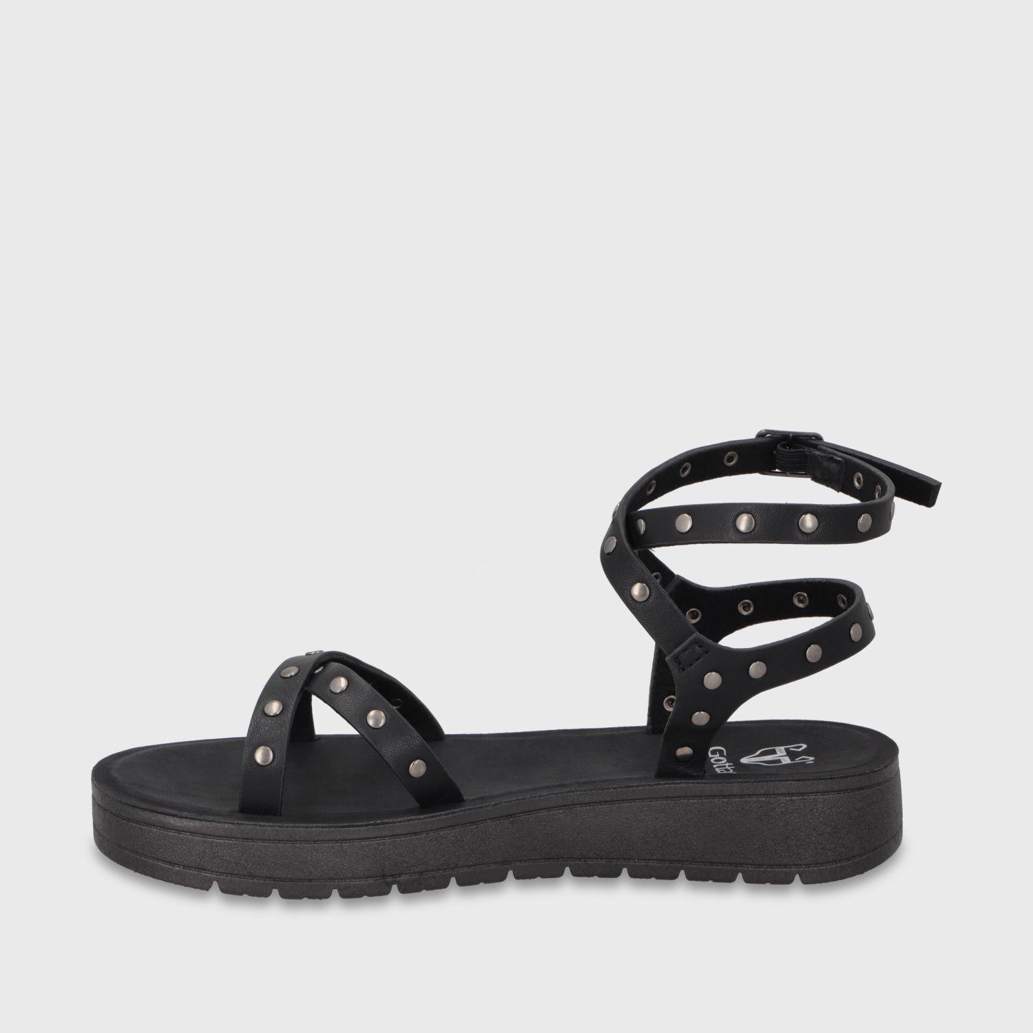 Sandalia Negra Mujer 65690 Gotta-3