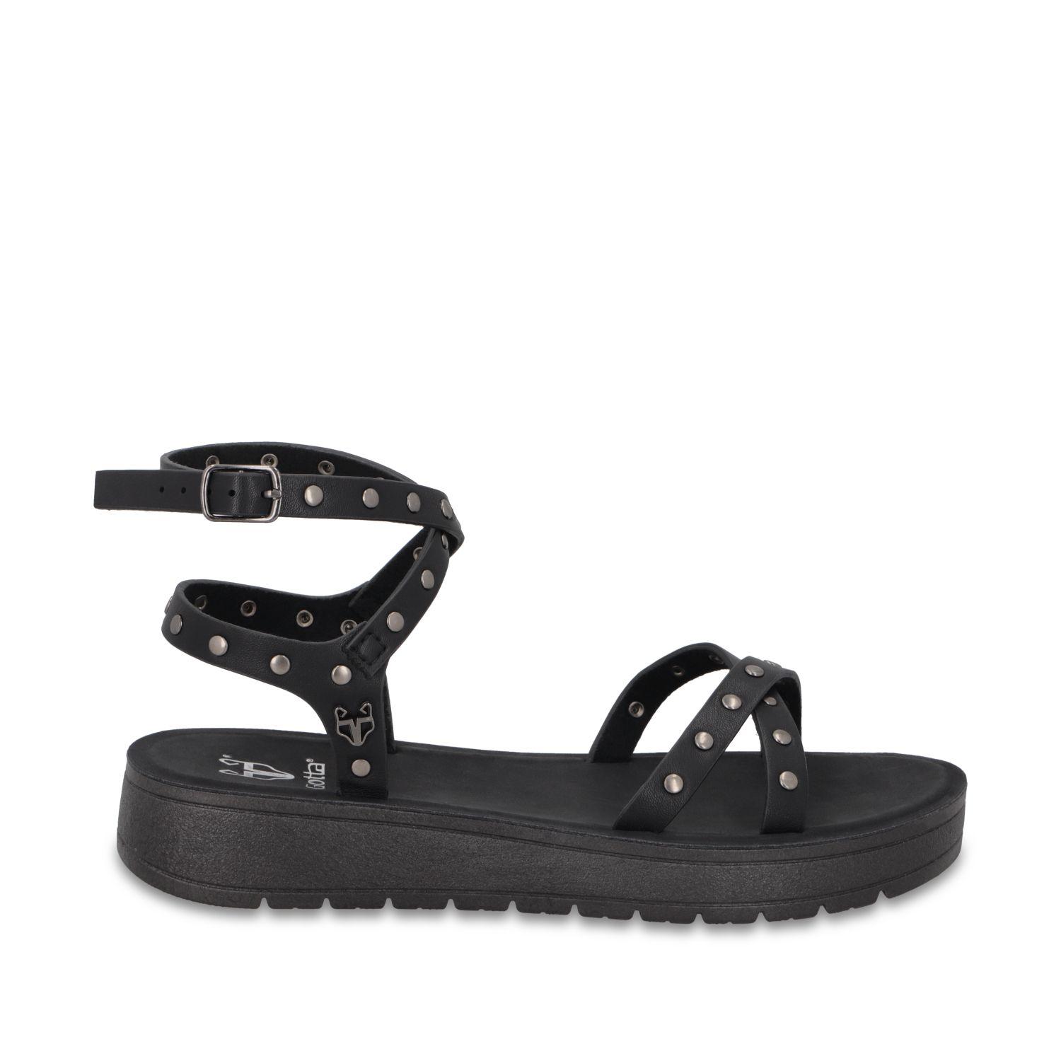 Sandalia Negra Mujer 65690 Gotta-0