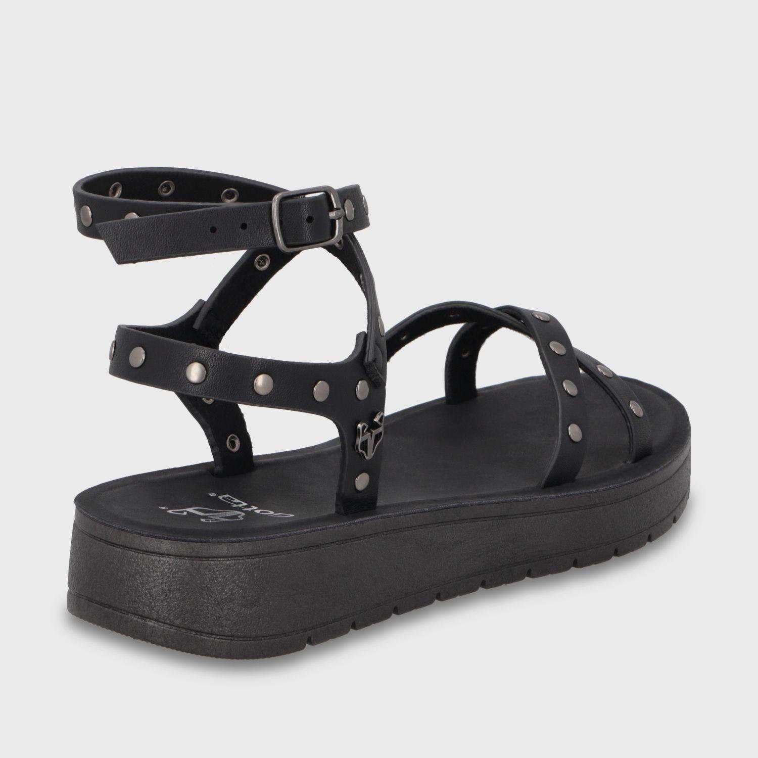 Sandalia Negra Mujer 65690 Gotta-4