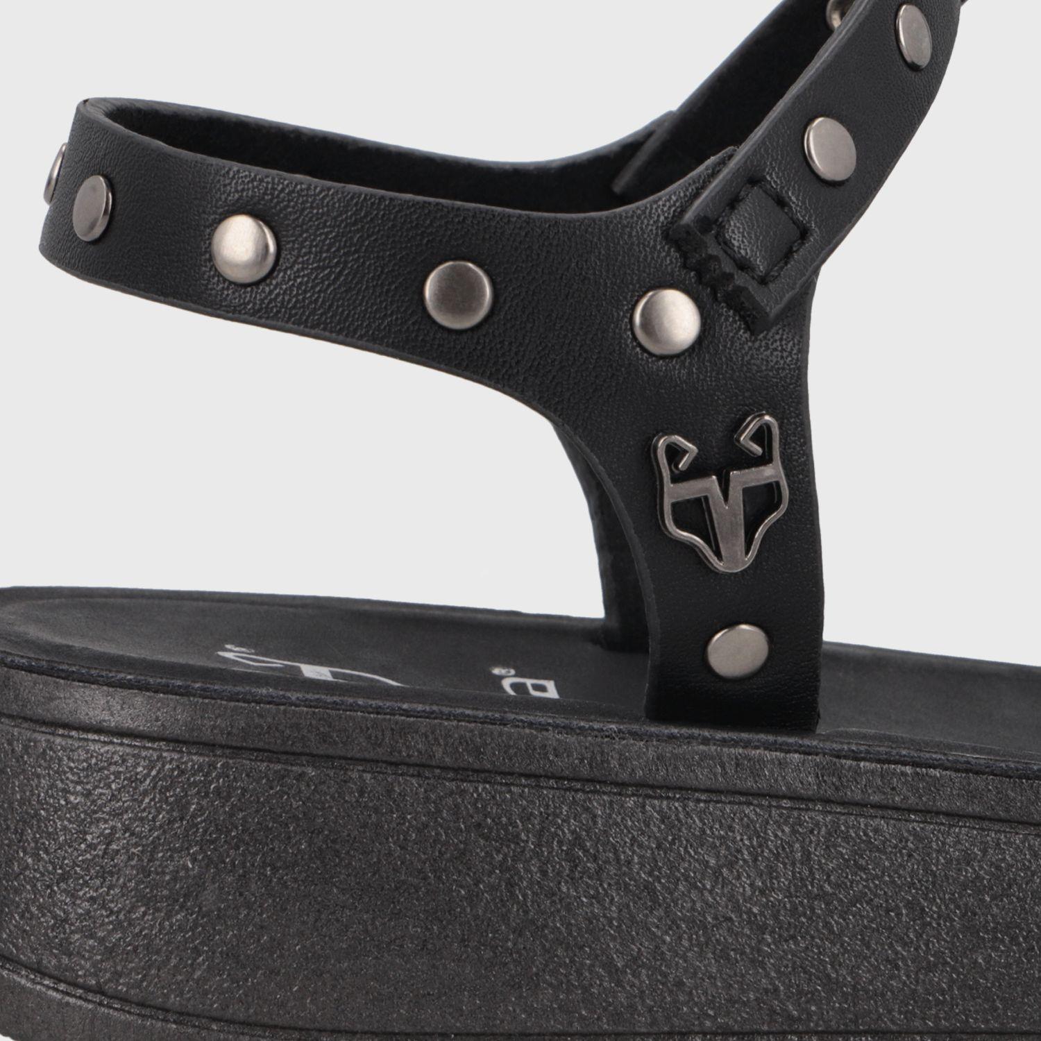 Sandalia Negra Mujer 65690 Gotta-5