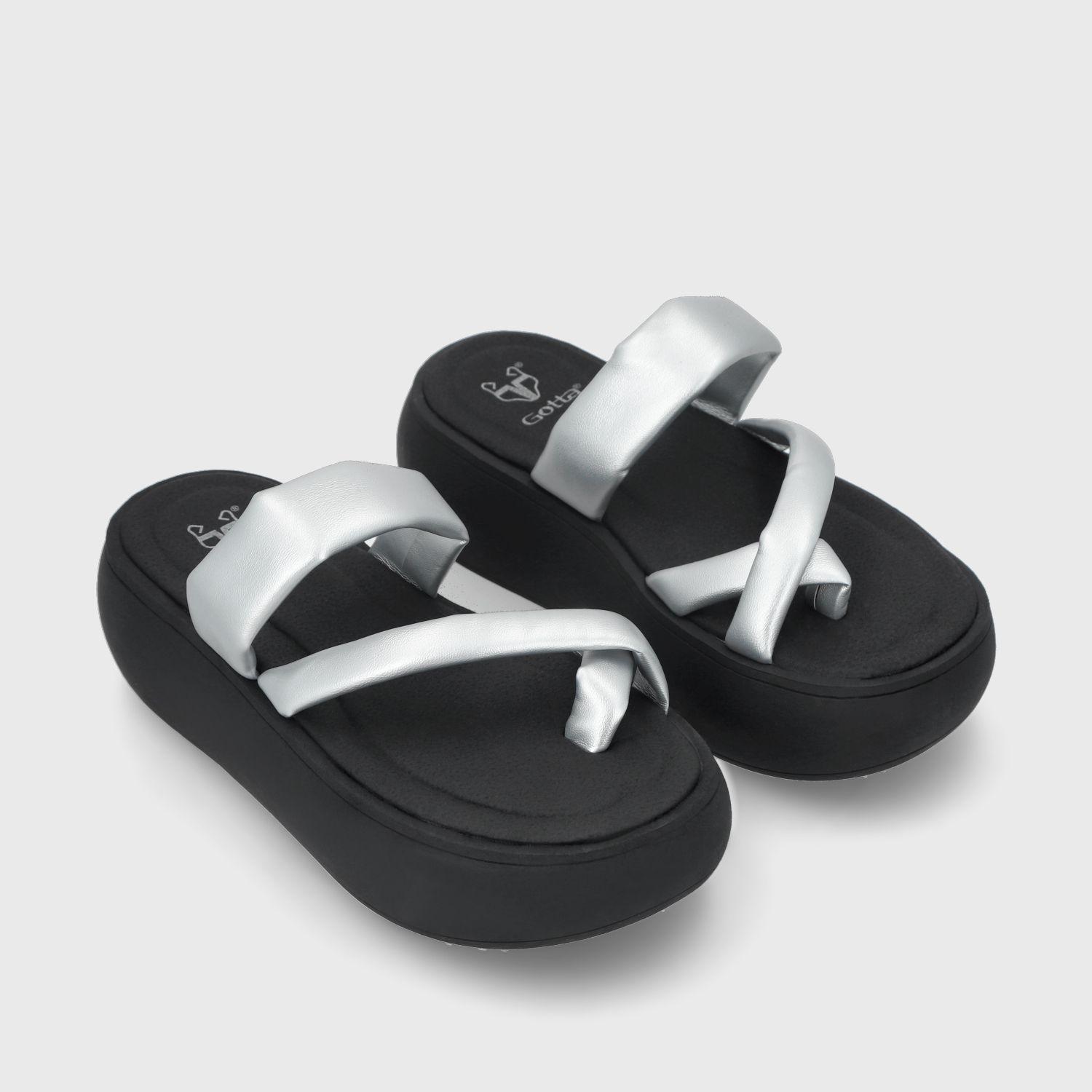 Sandalia Plateada  Mujer 43031 Gotta-2