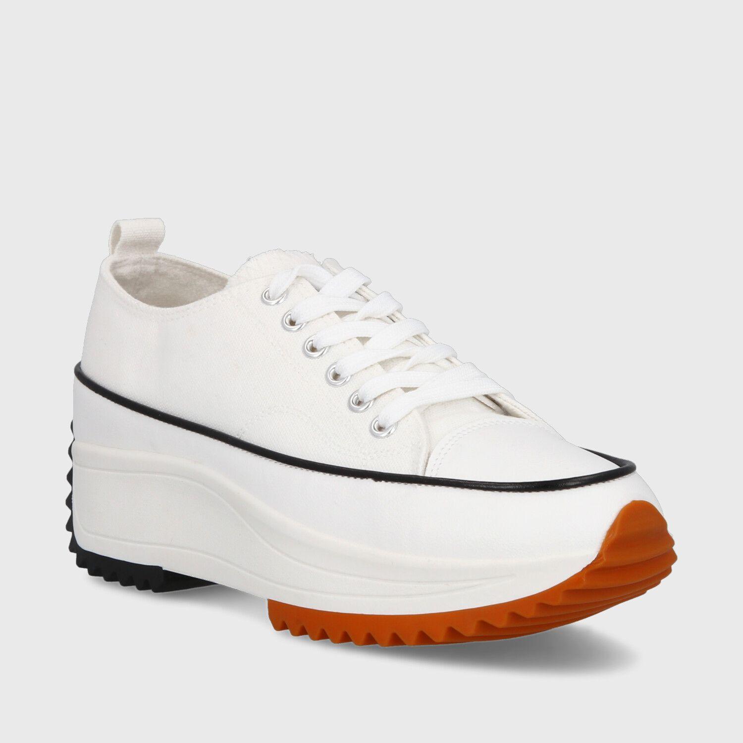 Zapatilla Plataforma Blanca Mujer 25970 Gotta-1