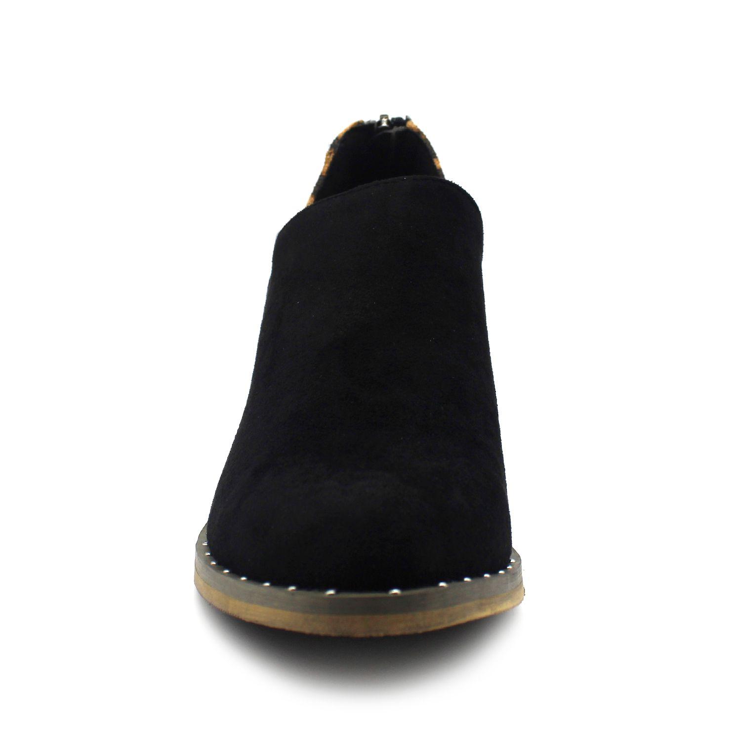 ZAPATO NEGRO ANIMAL PRINT C7260-2