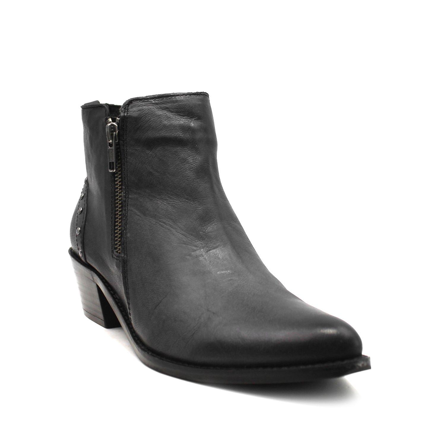 Botín Cuero Negro Mujer 98154 Gotta-1