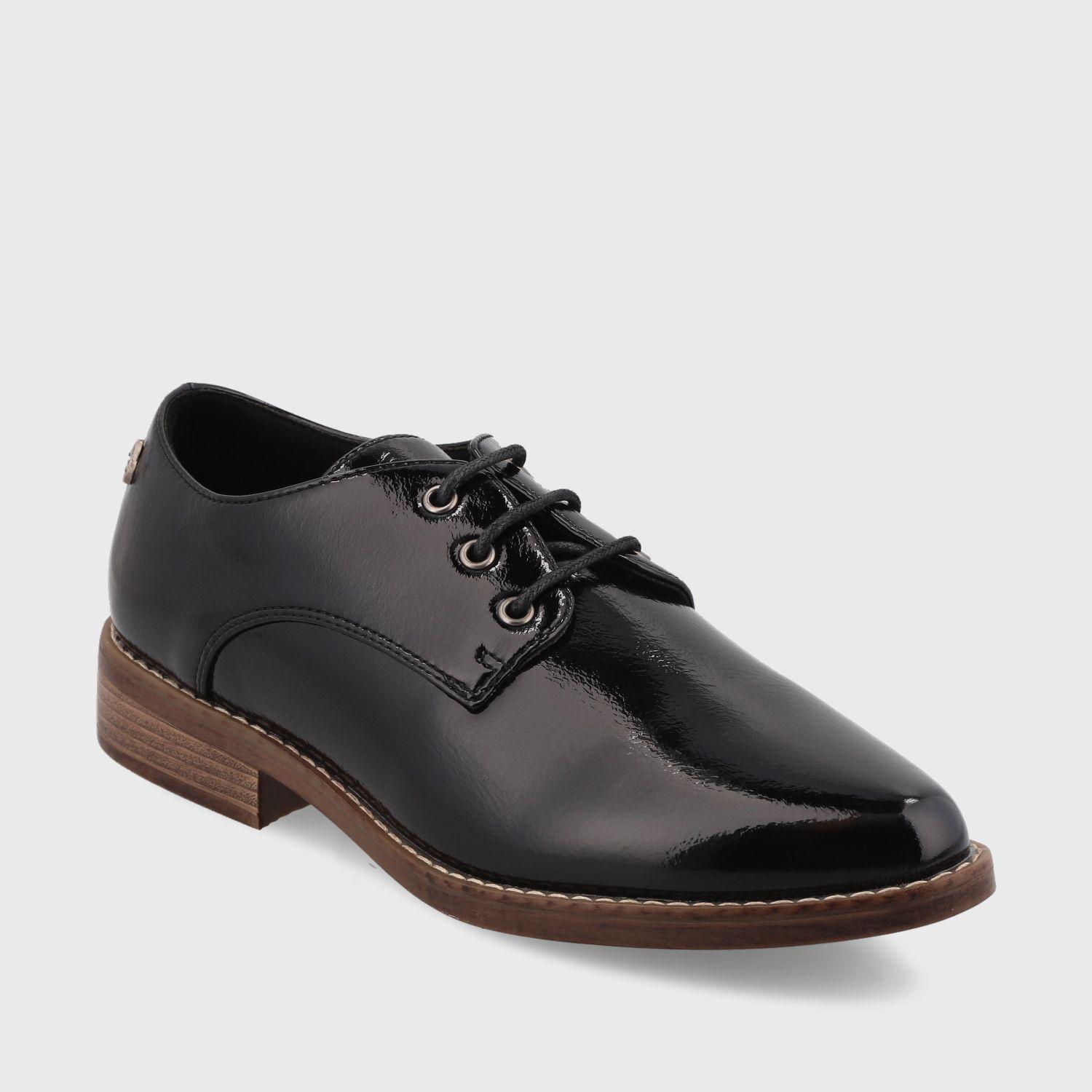 Zapato Charol Negro Mujer 17577 Gotta-1