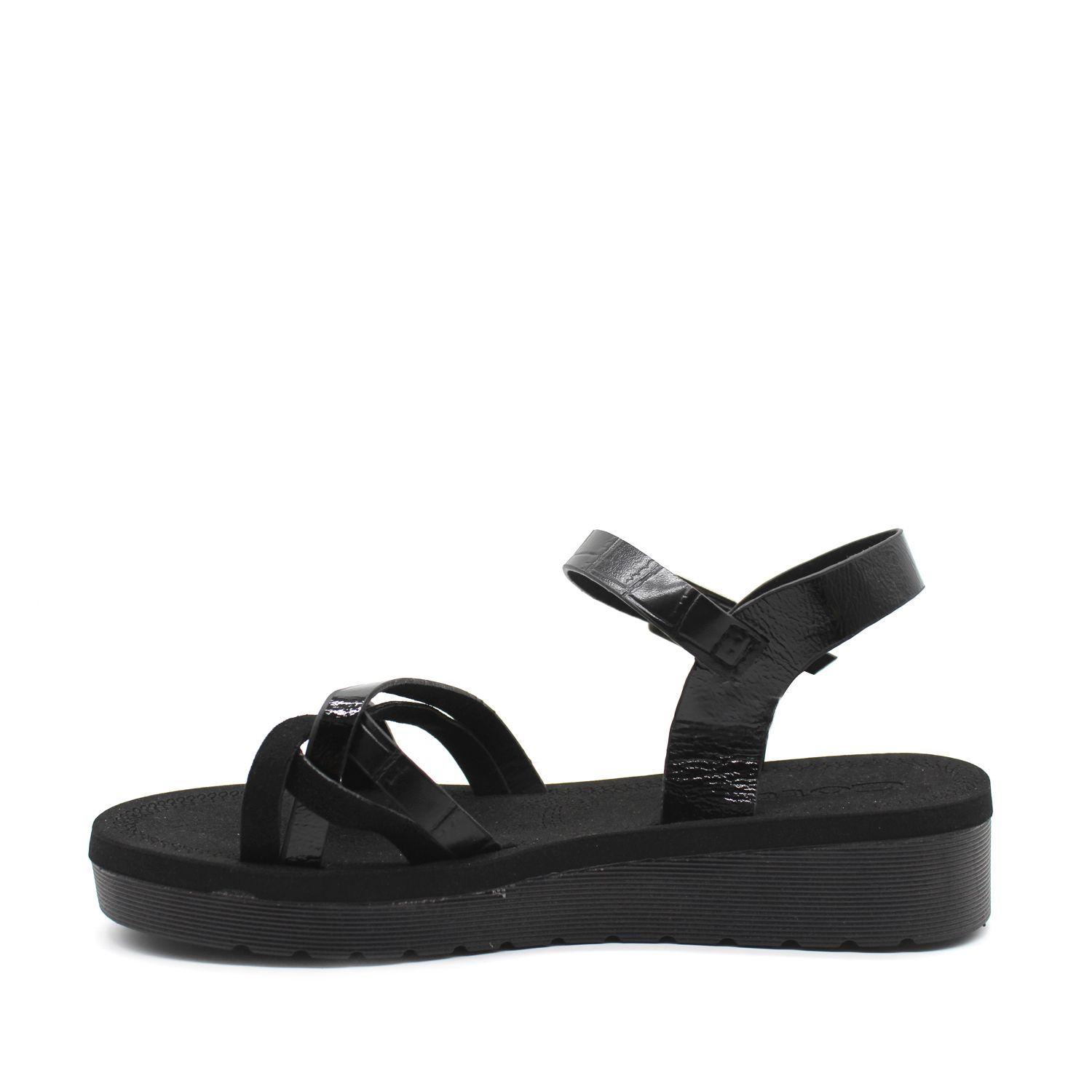 Sandalia Negra Mujer 13211 Gotta-3