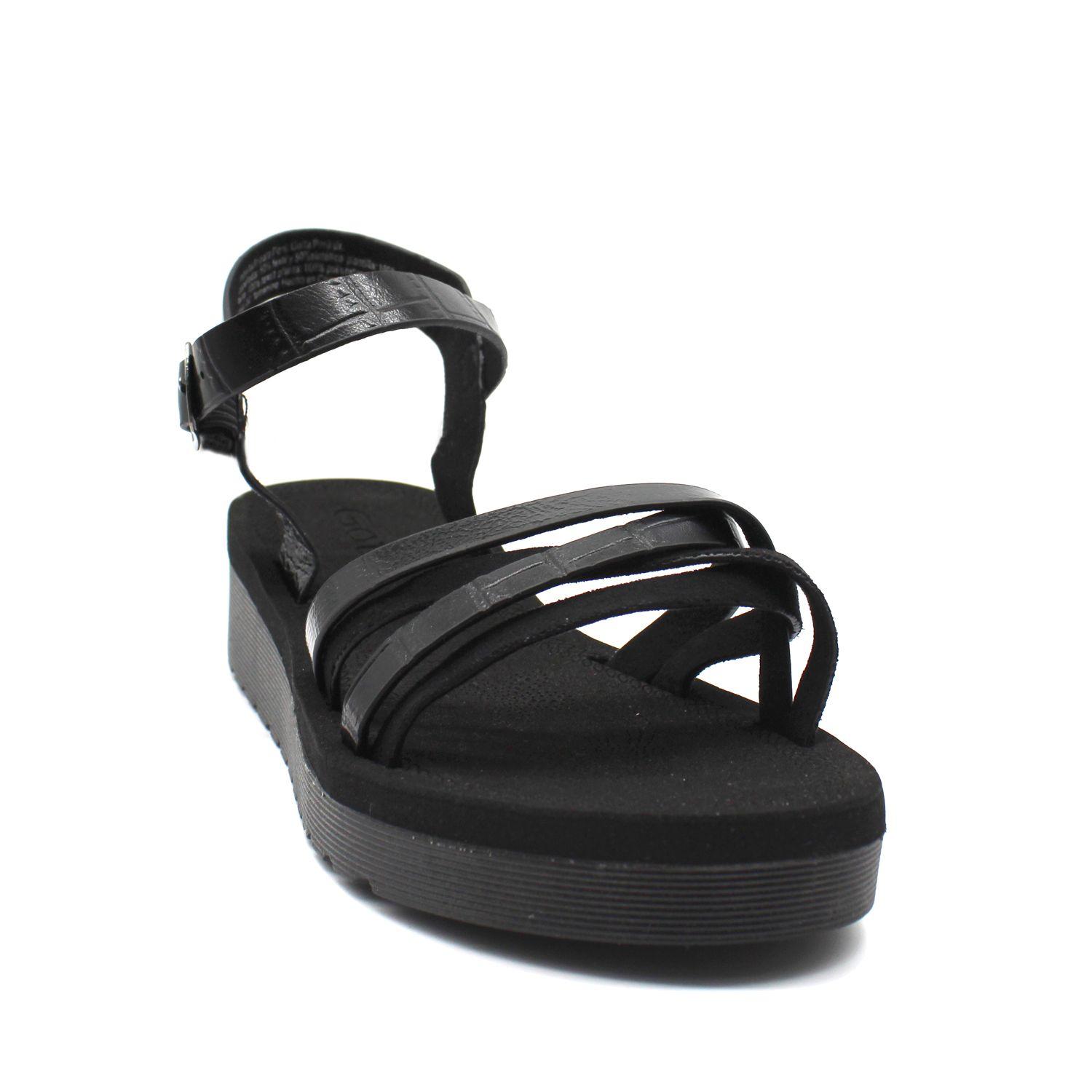 Sandalia Negra Mujer 13211 Gotta-1