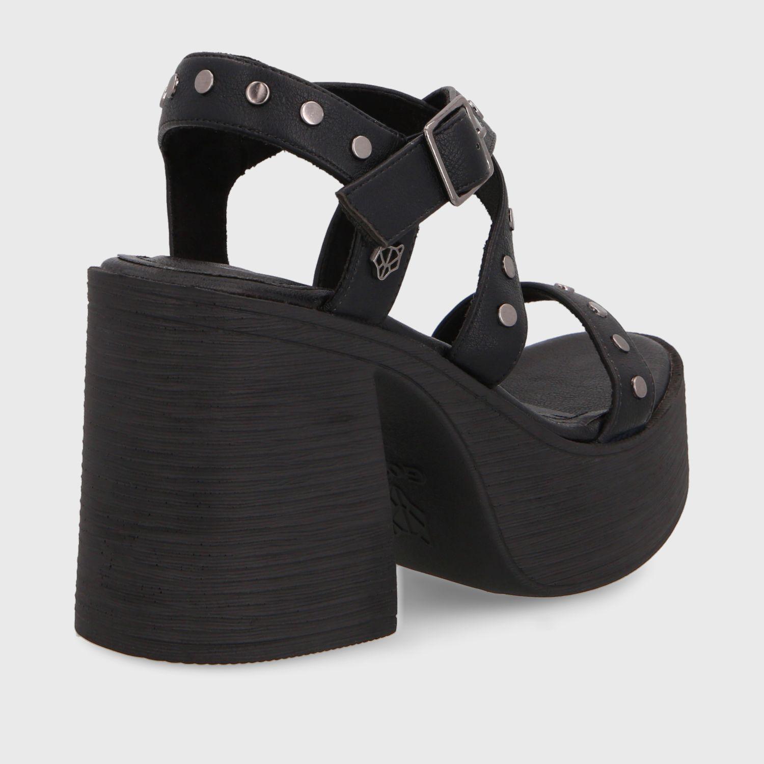 Sandalia Plataforma Negra Mujer 25413 Gotta-4