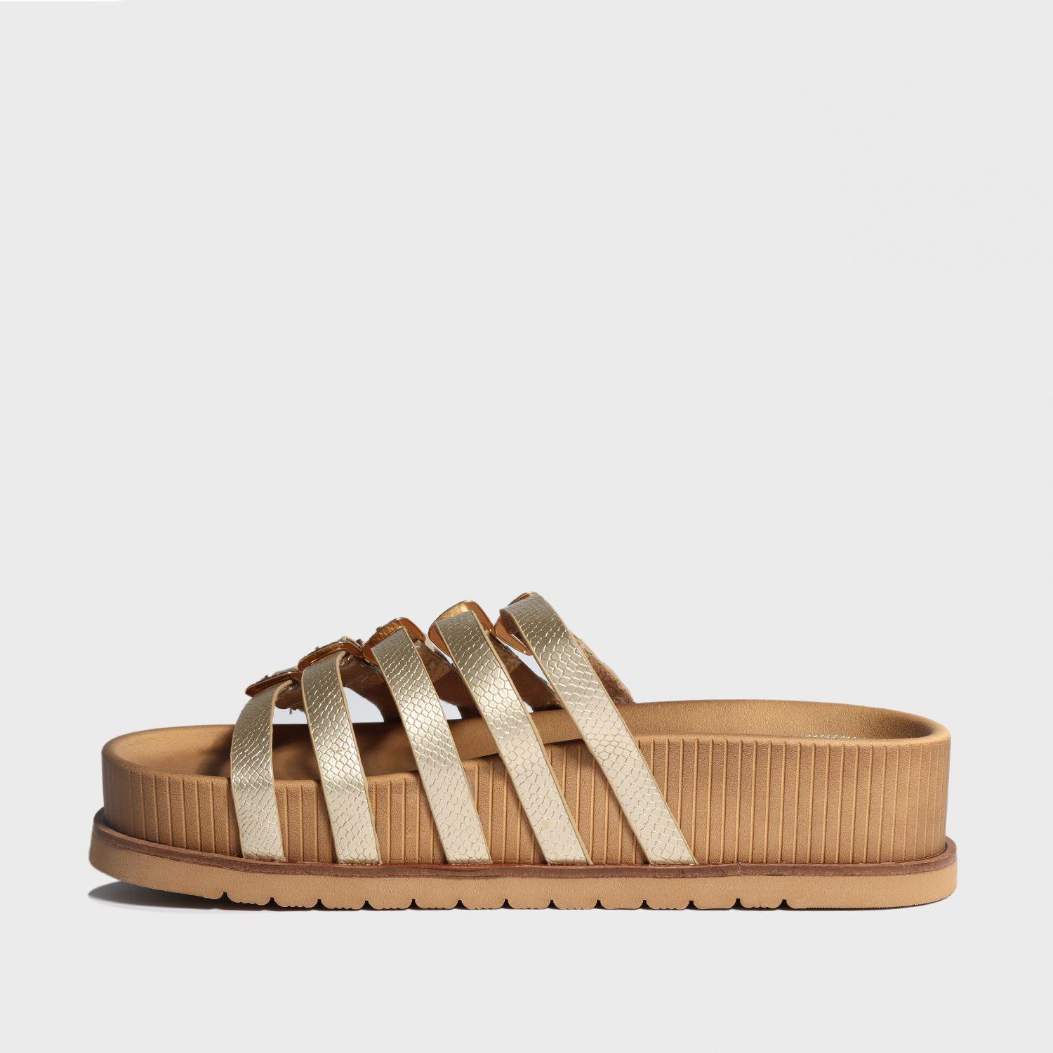 Sandalia Plataforma Dorada Mujer 25290 Gotta-3
