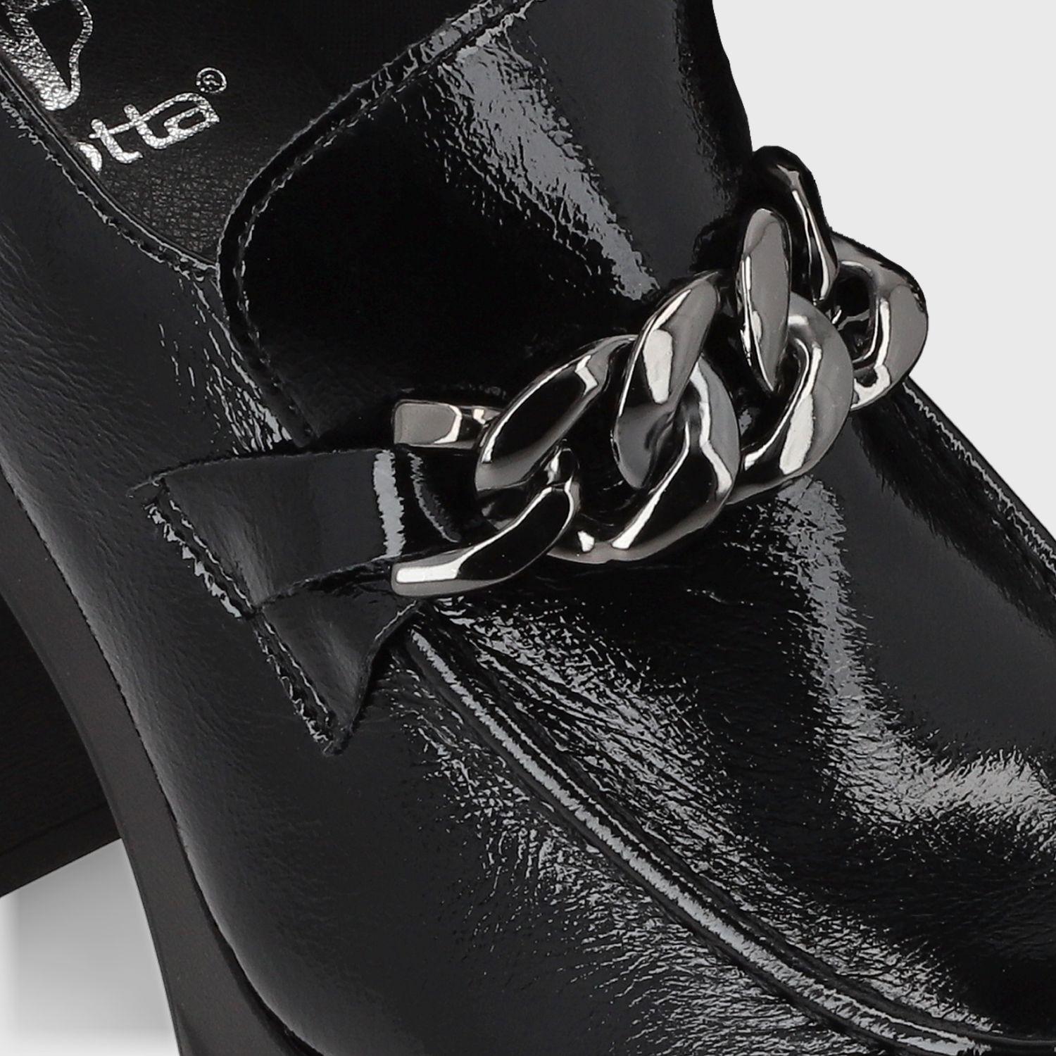 Zapato Negro Mujer 35605 Gotta-5