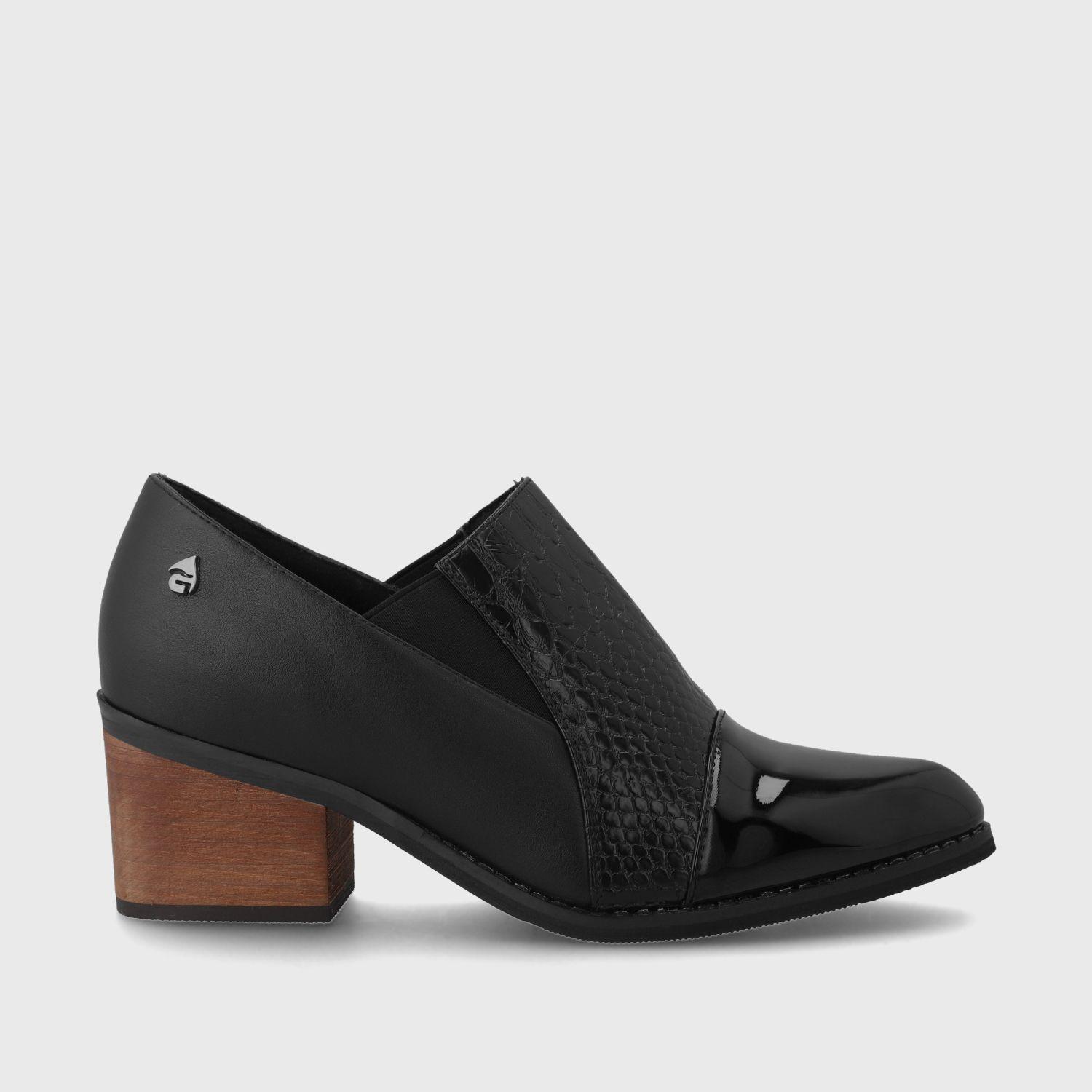 Zapato Taco Negro Mujer 33731 Gotta-0
