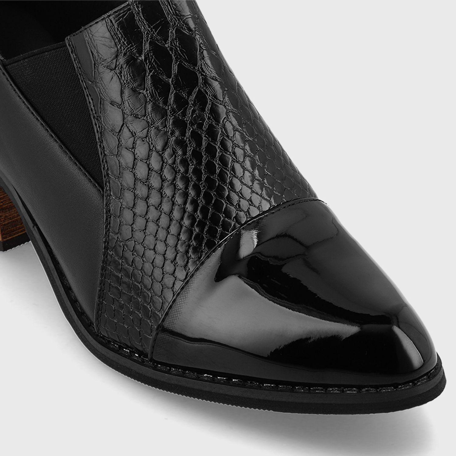 Zapato Taco Negro Mujer 33731 Gotta-5