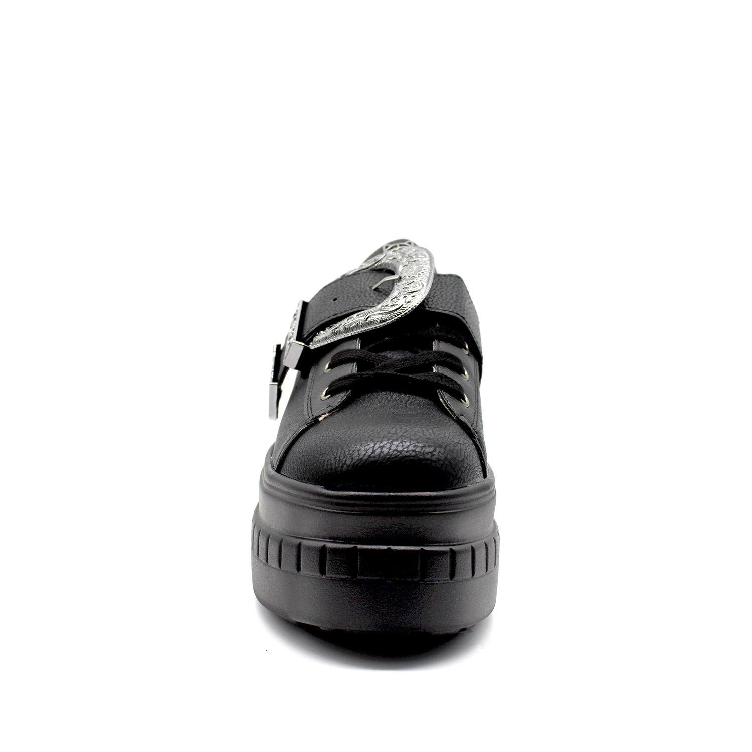 Zapatilla Negra Mujer 13262 Gotta-2