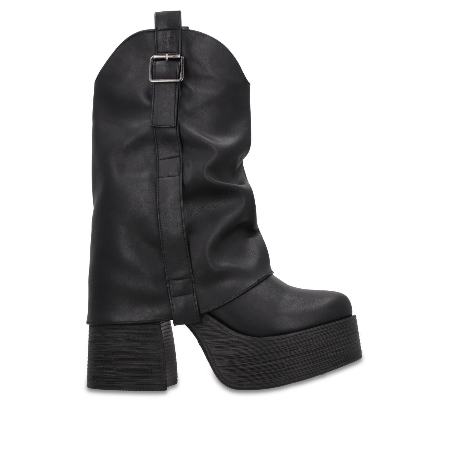 Bota Taco Negra Mujer 256361 Gotta-0