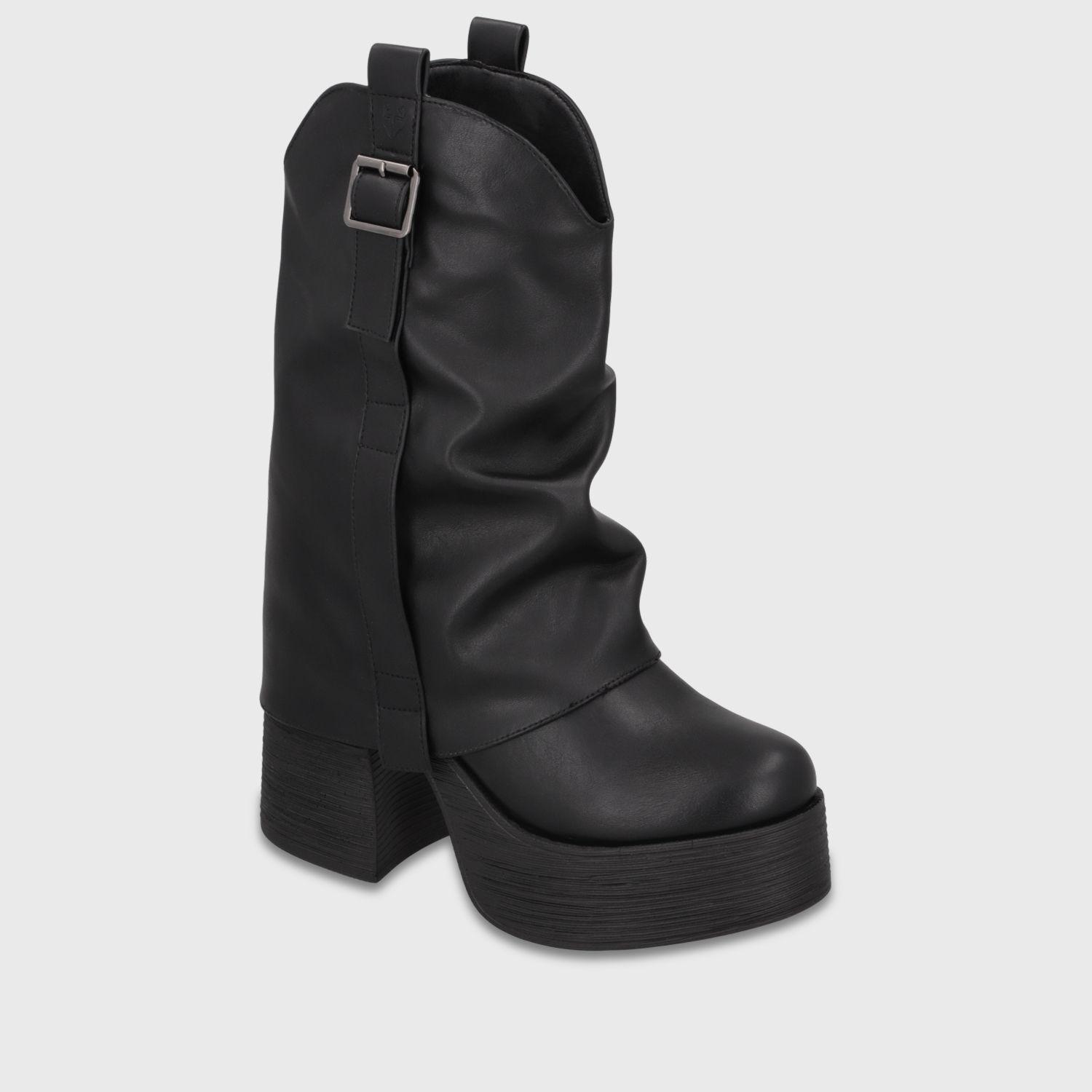 Bota Taco Negra Mujer 256361 Gotta-1