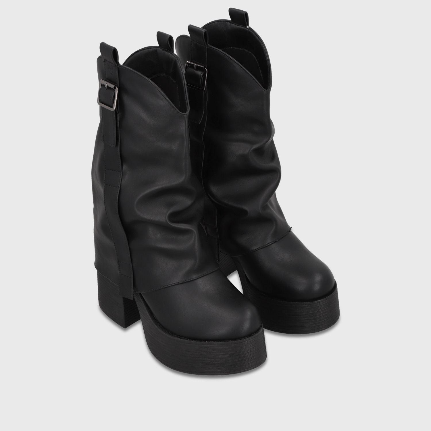Bota Taco Negra Mujer 256361 Gotta-2