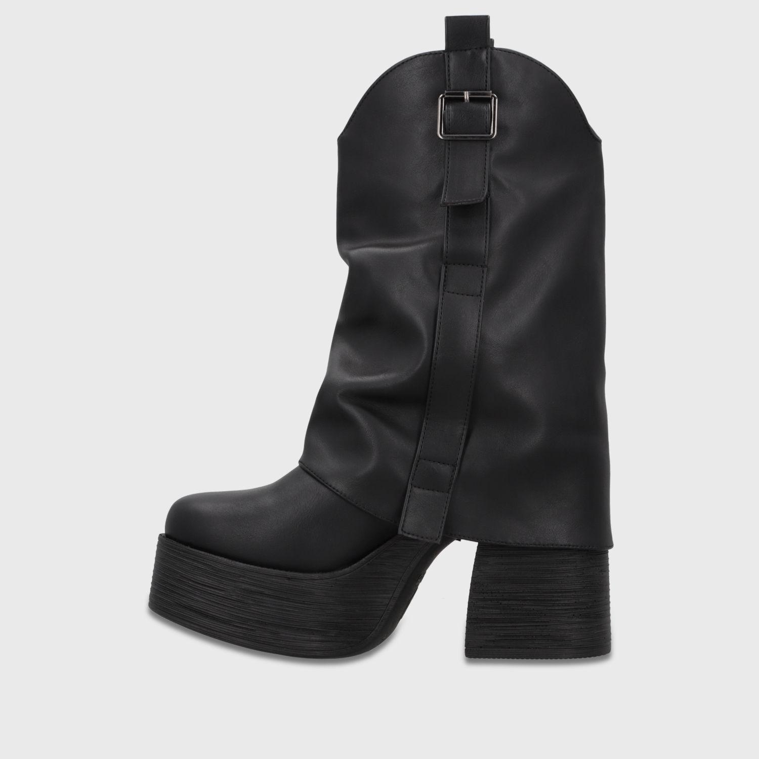 Bota Taco Negra Mujer 256361 Gotta-3