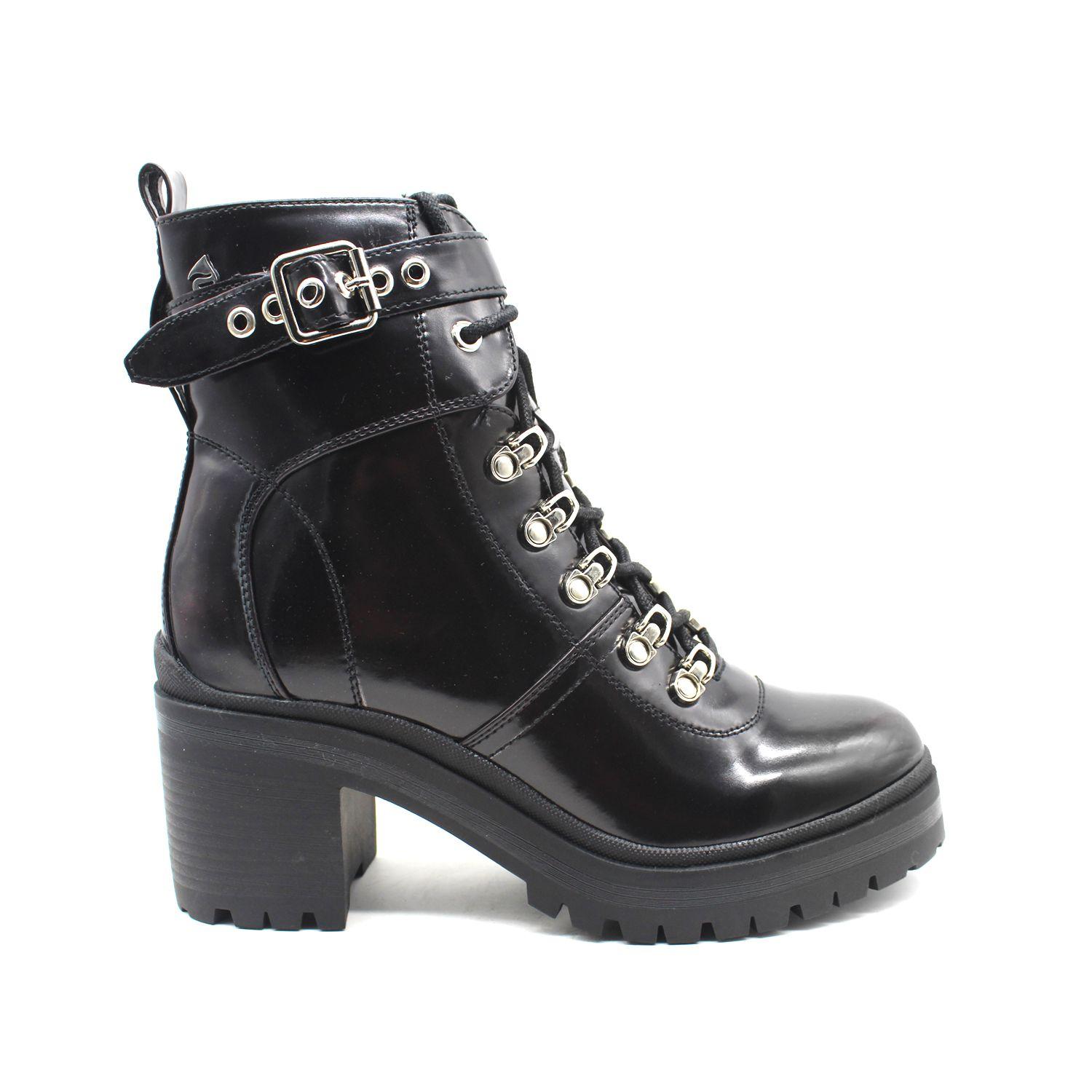 Botín Negro Burdeo Mujer C5213 Gotta-0
