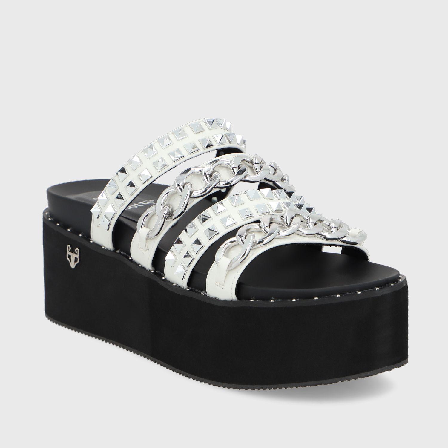 Sandalia Blanca Mujer 1566B Gotta-1