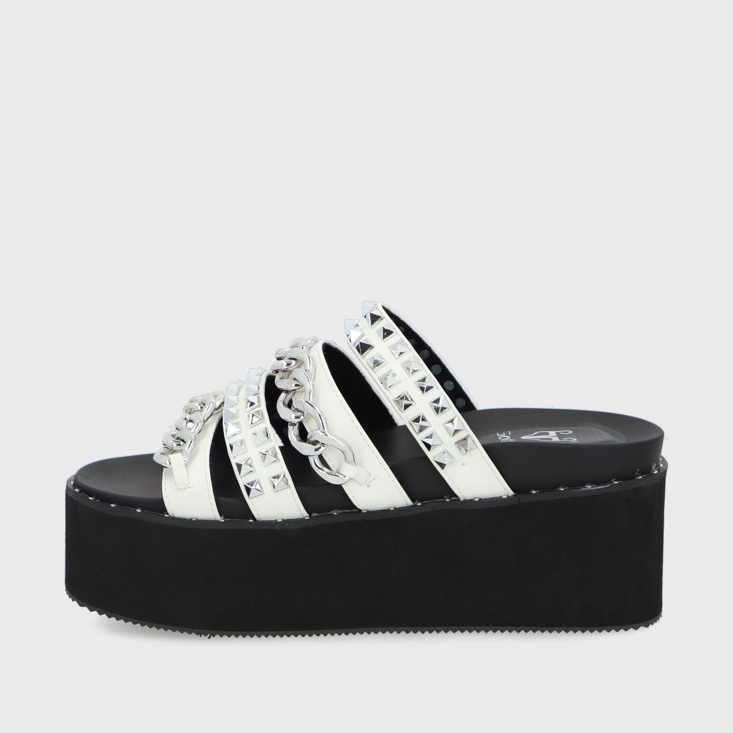 Sandalia Blanca Mujer 1566B Gotta-3