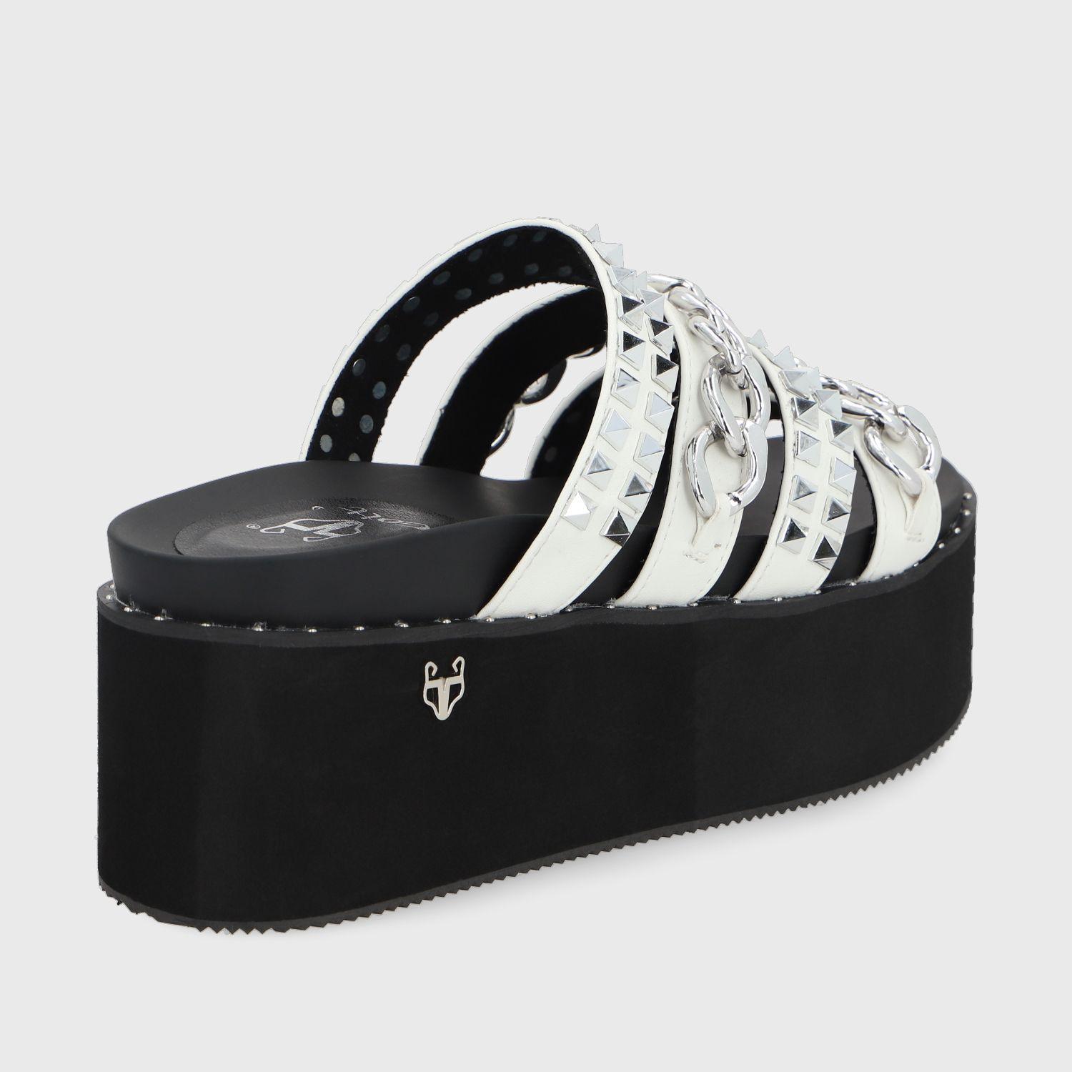 Sandalia Blanca Mujer 1566B Gotta-4