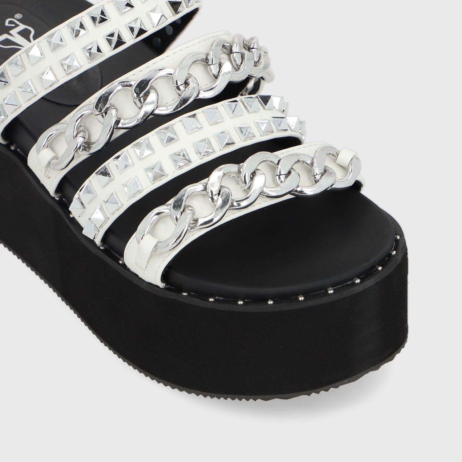 Sandalia Blanca Mujer 1566B Gotta-5