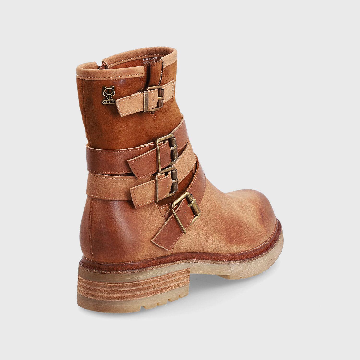 Botín Camel Mujer 25732 Gotta-4