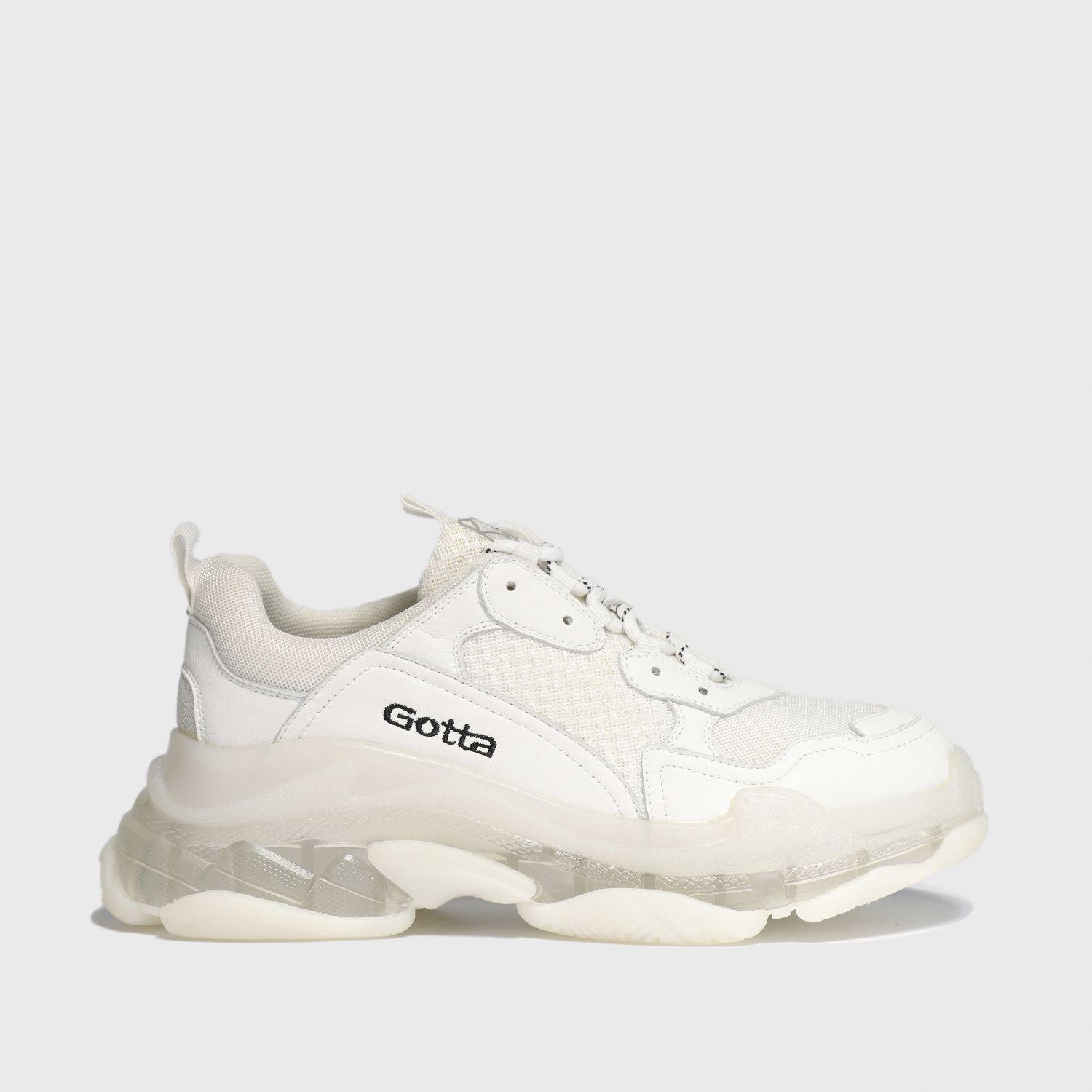 Zapatilla Blanca Cuero Mujer 13580 Gotta-0