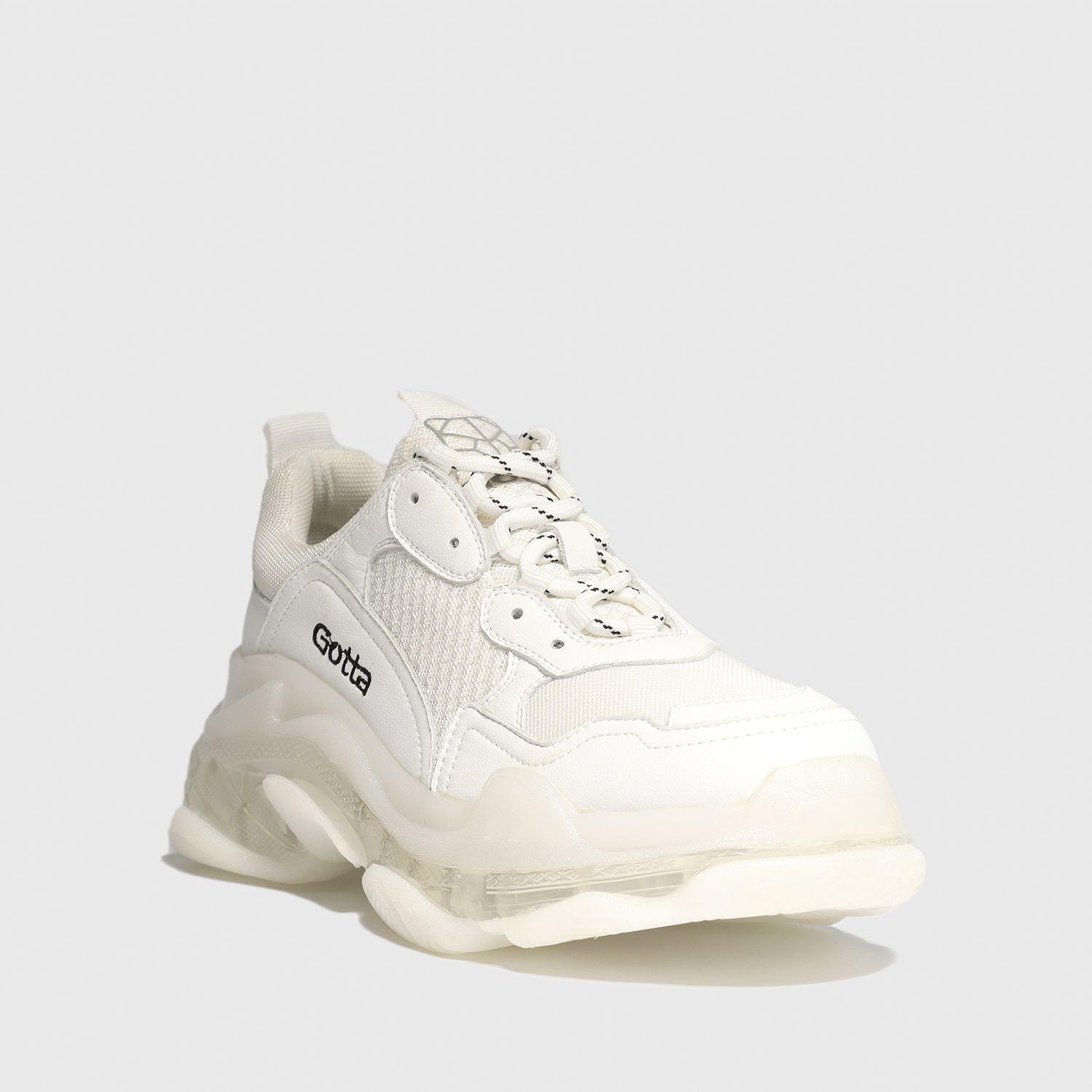 Zapatilla Blanca Cuero Mujer 13580 Gotta-1